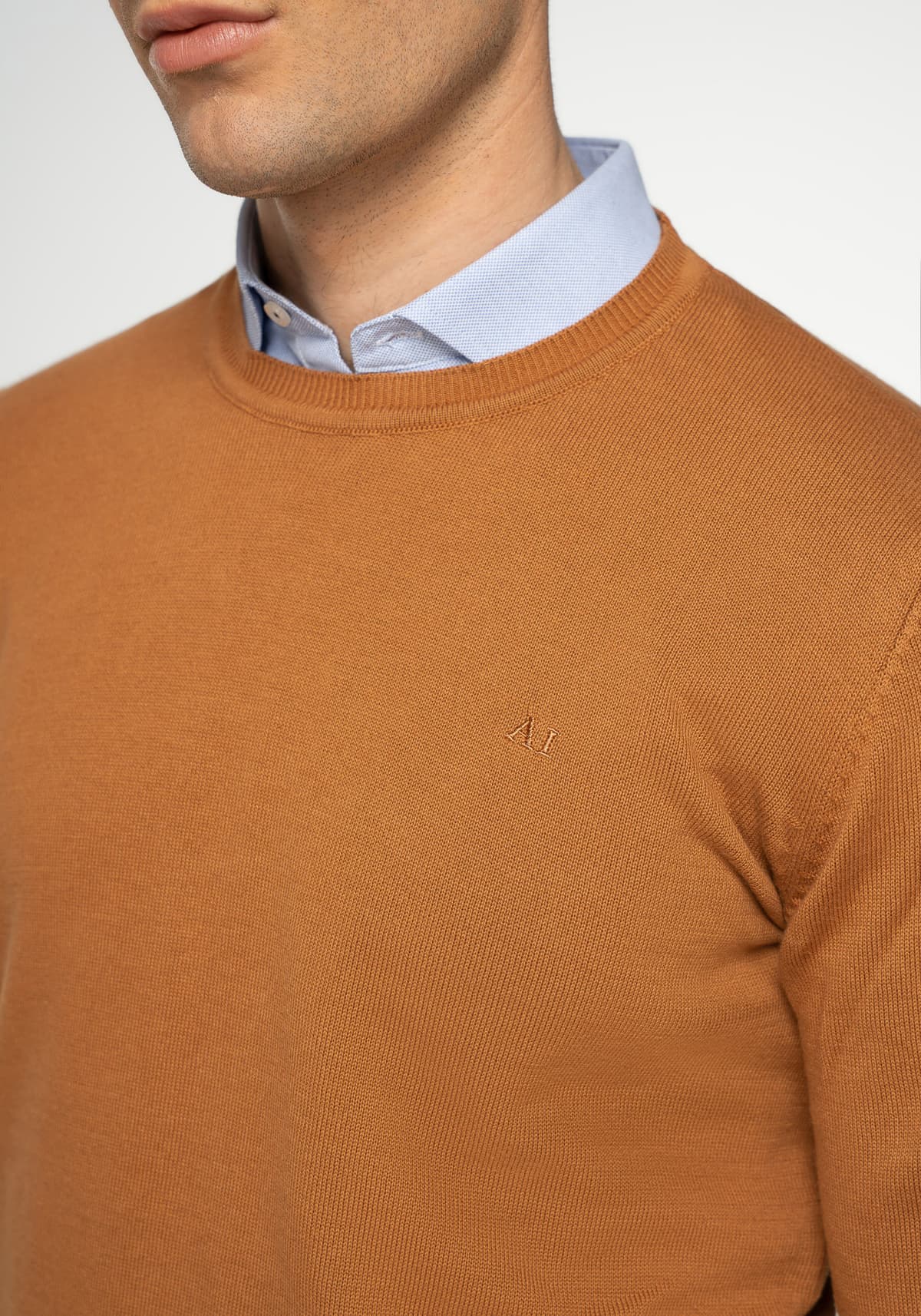 Aritsti Italiani Μπλούζα της σειράς Round - AI27131 15 Tabacco