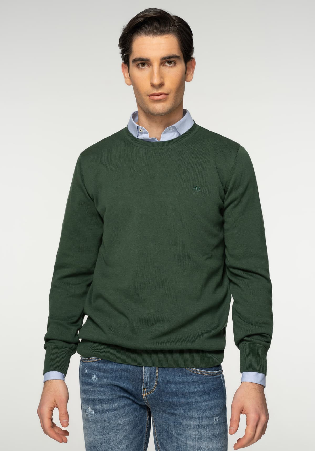 Men's Sweaters Artisti Italiani Green