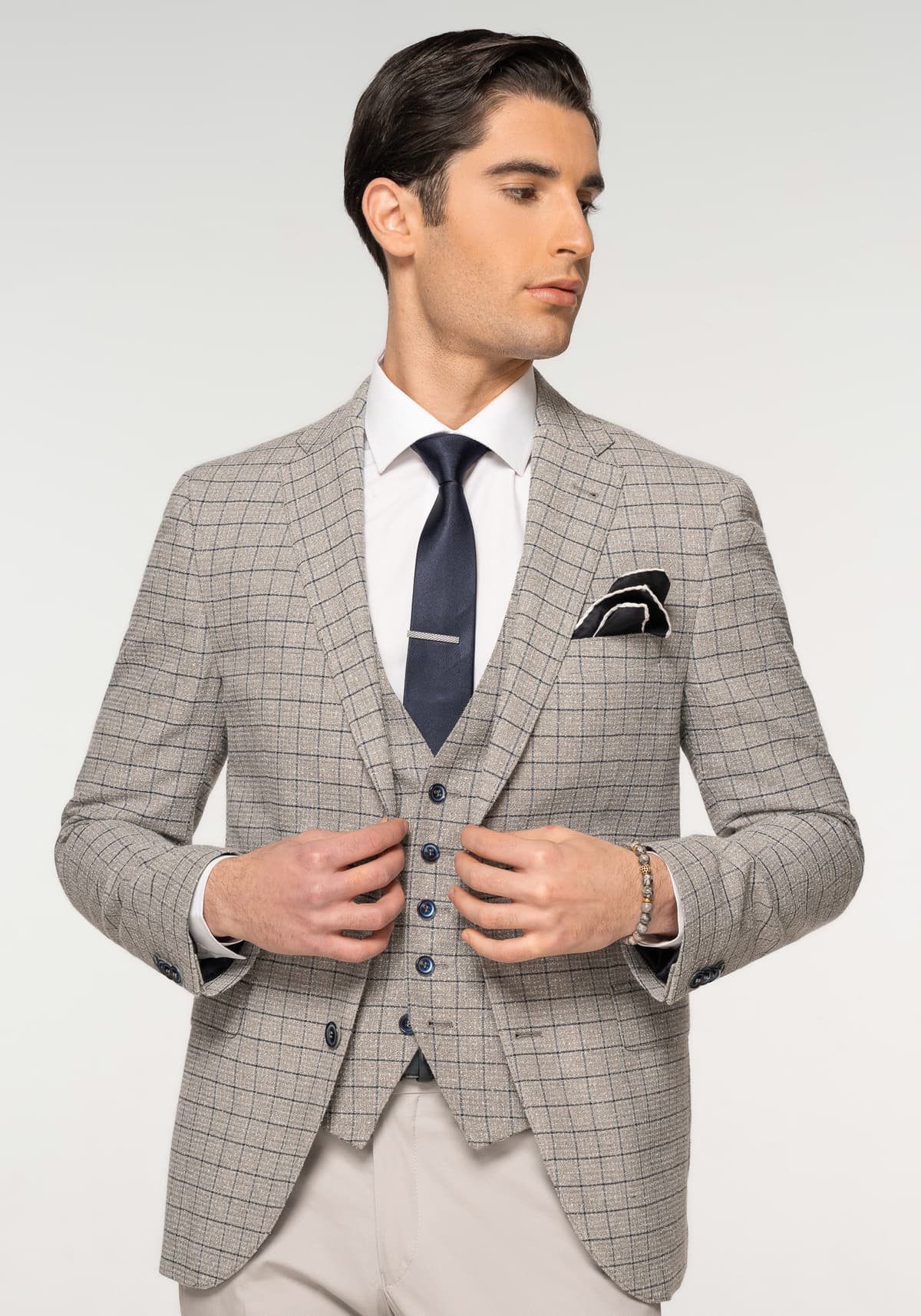 Men's Blazers Fragosto Gray
