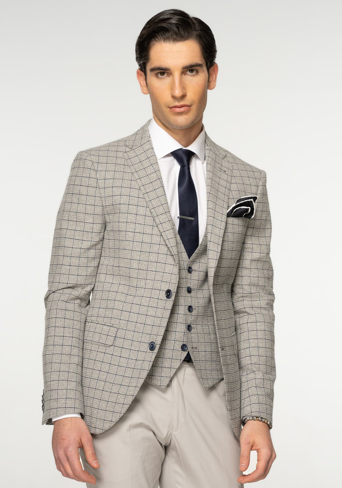 Men's Blazers Fragosto White