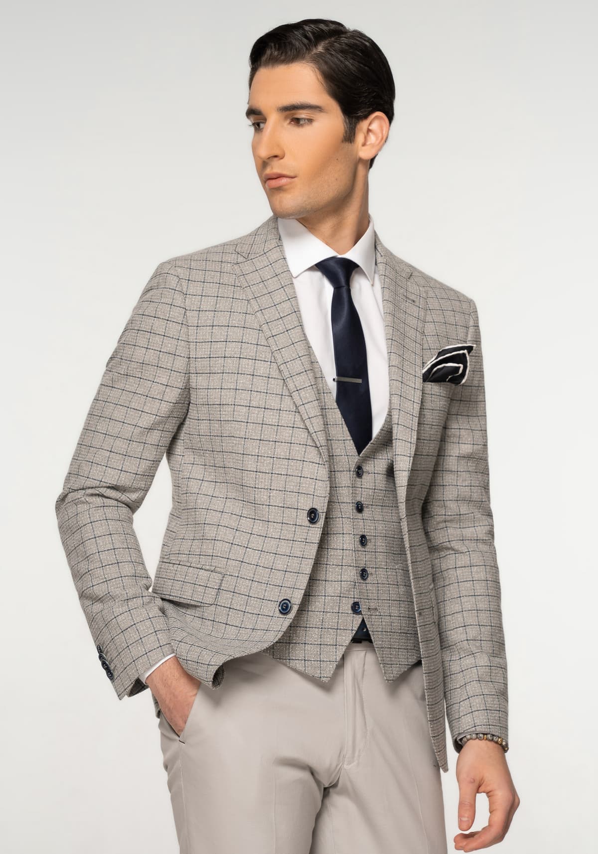 Men's Blazers Fragosto Gray