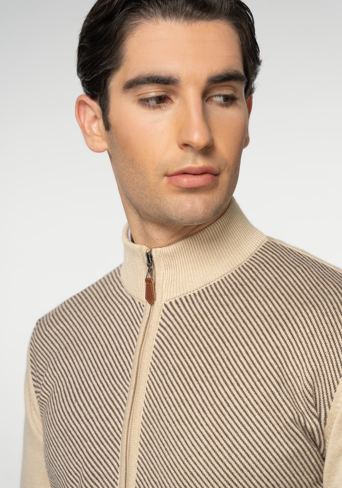 Men's Cardigans Artisti Italiani Beige