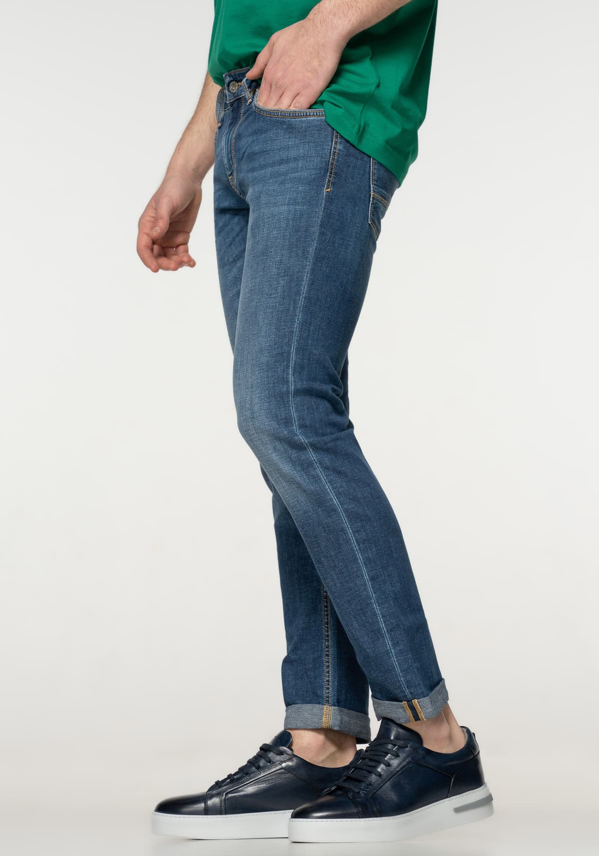 Men's Jeans Uniform Blue