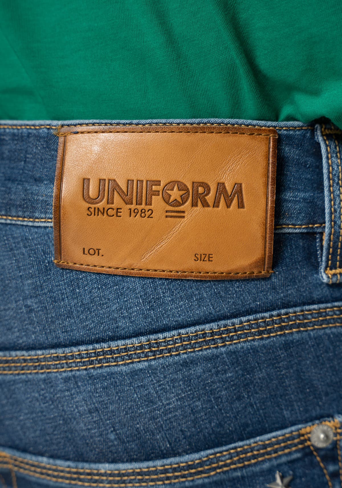 Men's Jeans Uniform Blue