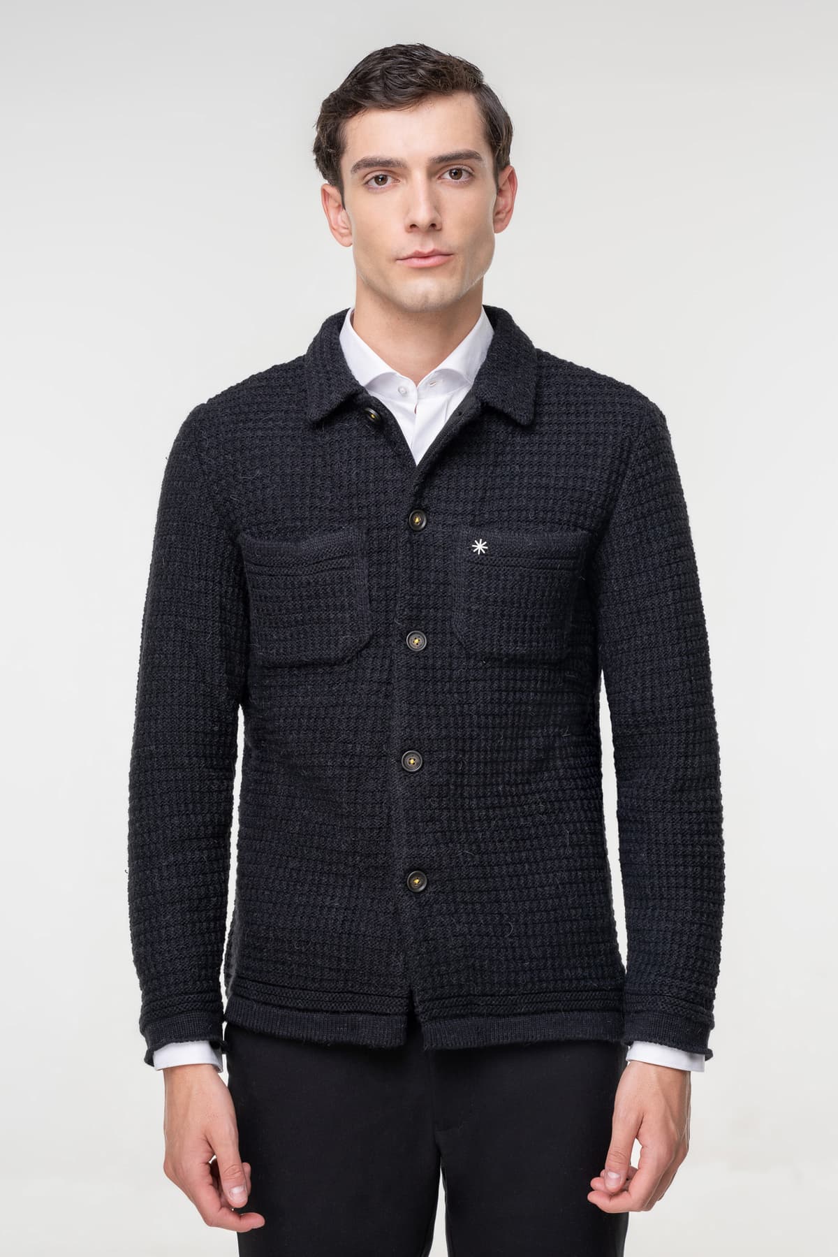 Manuel Ritz Zακέτα της σειράς Cardigan - 3532M591 99 Black