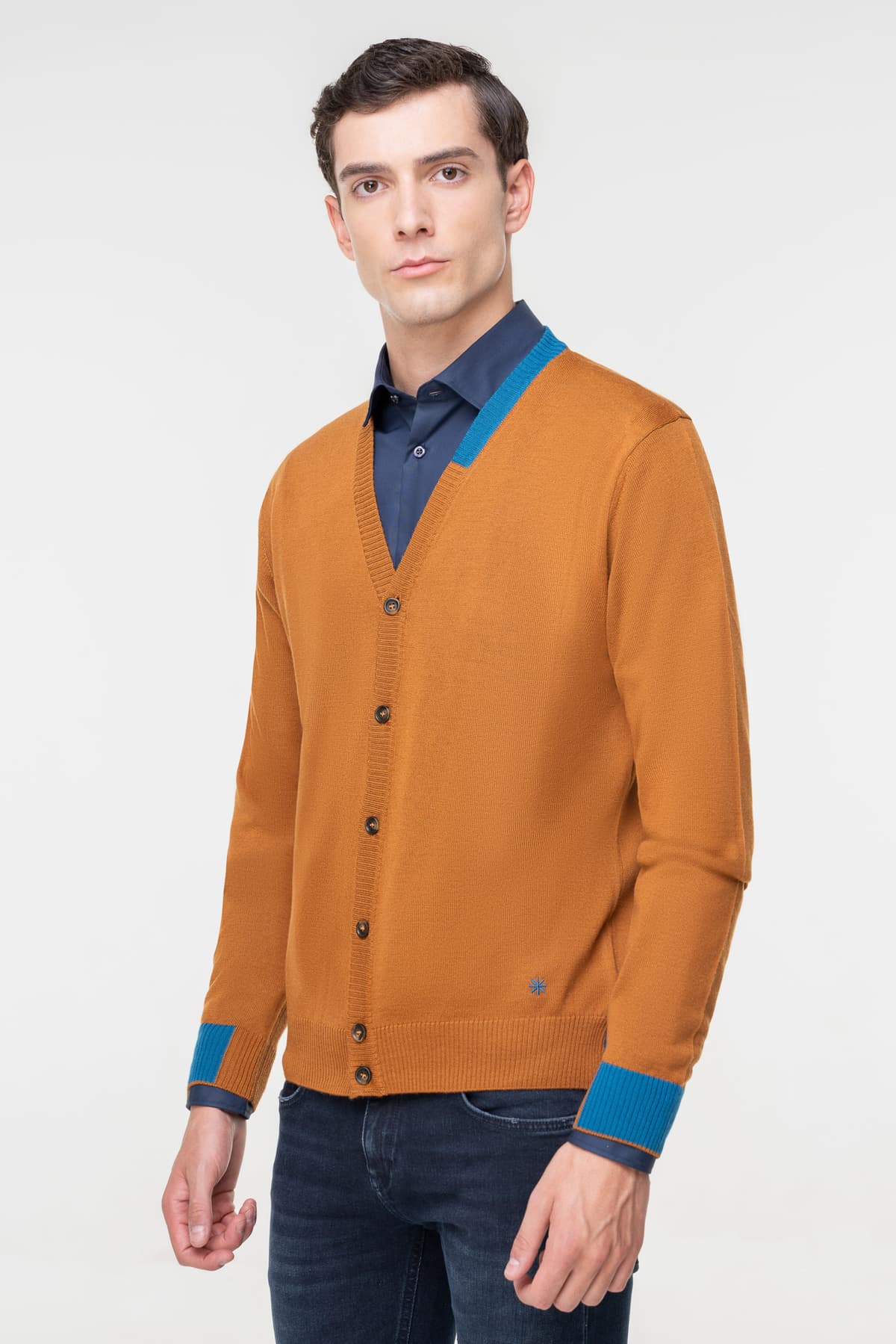Men's Cardigans Manuel Ritz Brown