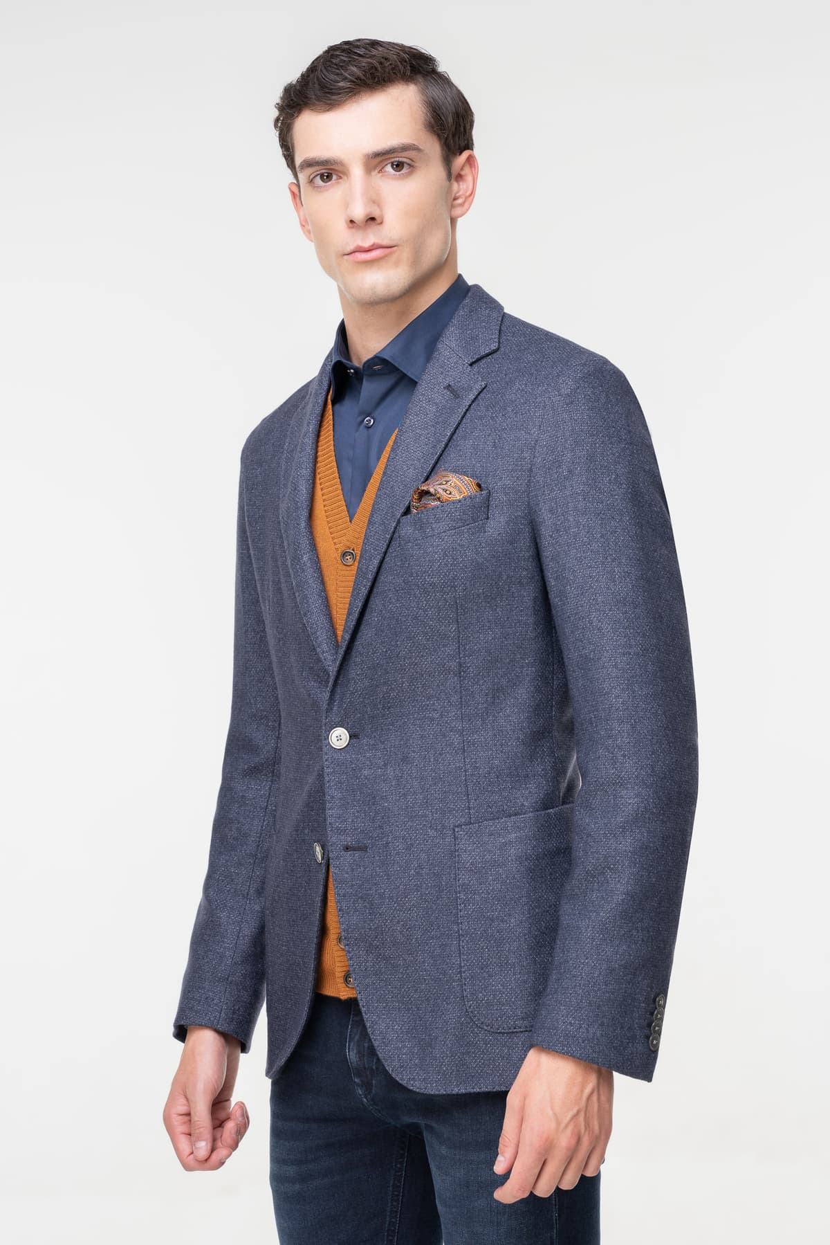 Men's Blazers Boss Blue