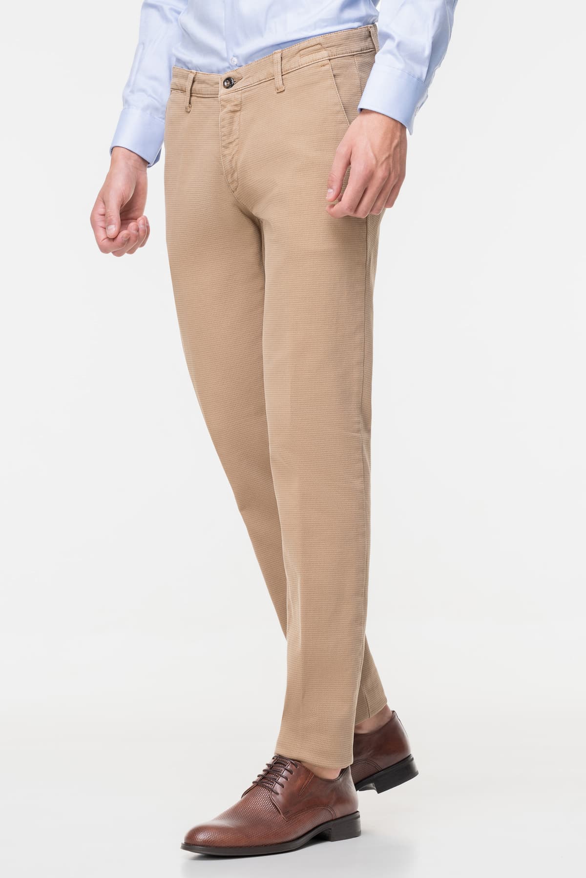 Four.ten Παντελόνι της σειράς Micro - T910 223537 00543 Tabacco