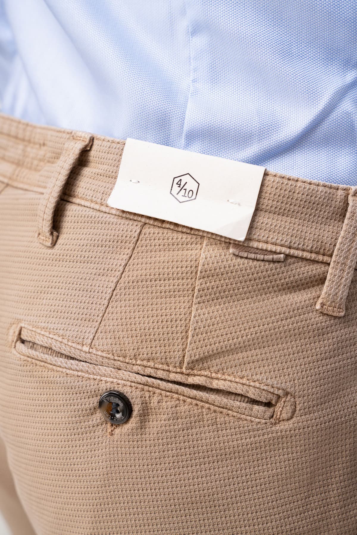 Four.ten Παντελόνι της σειράς Micro - T910 223537 00543 Tabacco