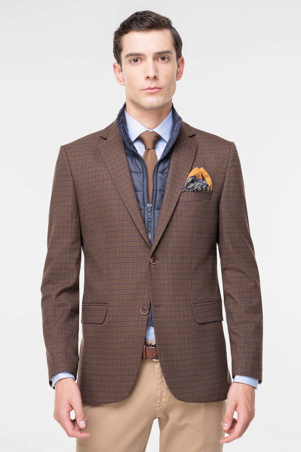 Men's Blazers Fragosto Brown