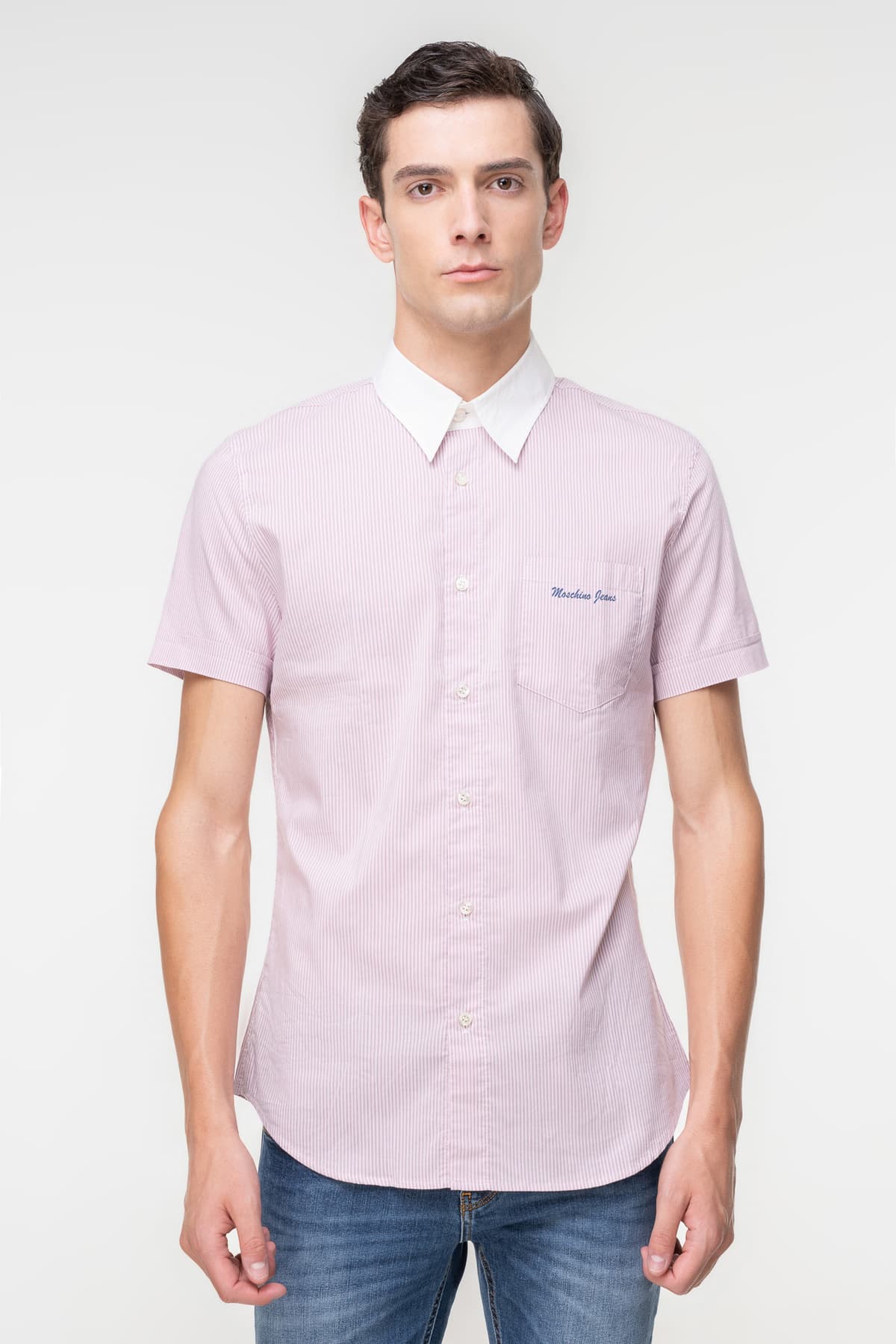 Men's Shirts Moschino Blue