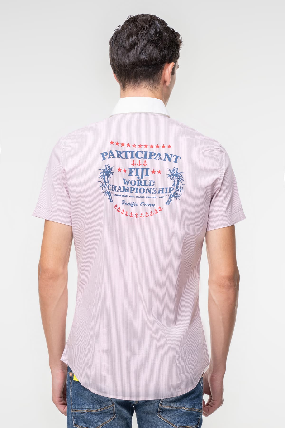 Moschino Πουκάμισο της σειράς Stripes - MC298 17 S 1601 2037 Purple