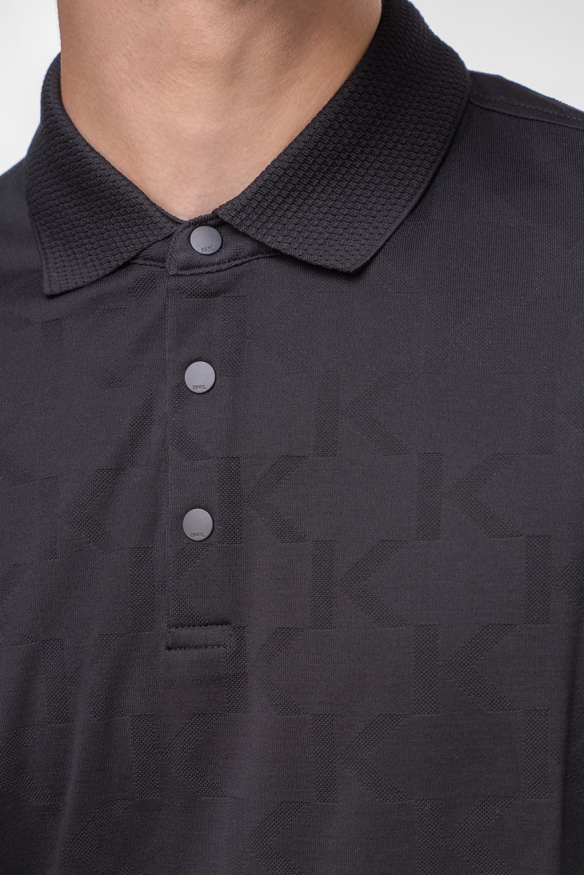 Men's Polo Shirts Karl Lagerfeld Black