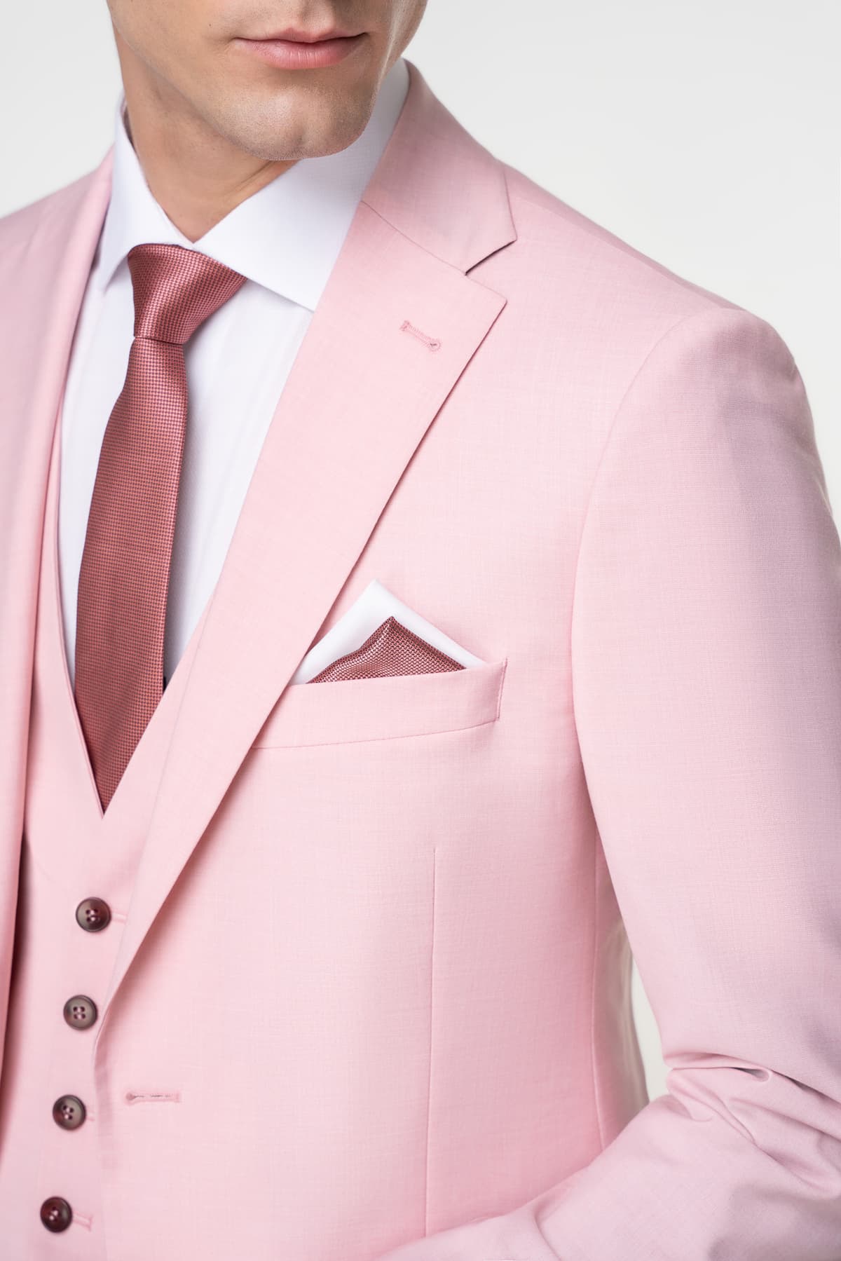Men's Suits Fragosto Pink