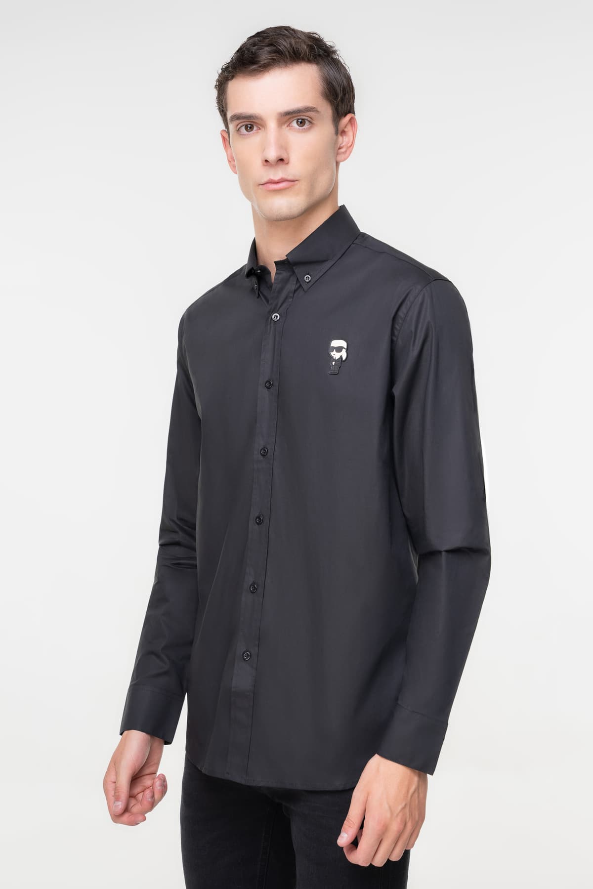 Men's Shirts Karl Lagerfeld Black