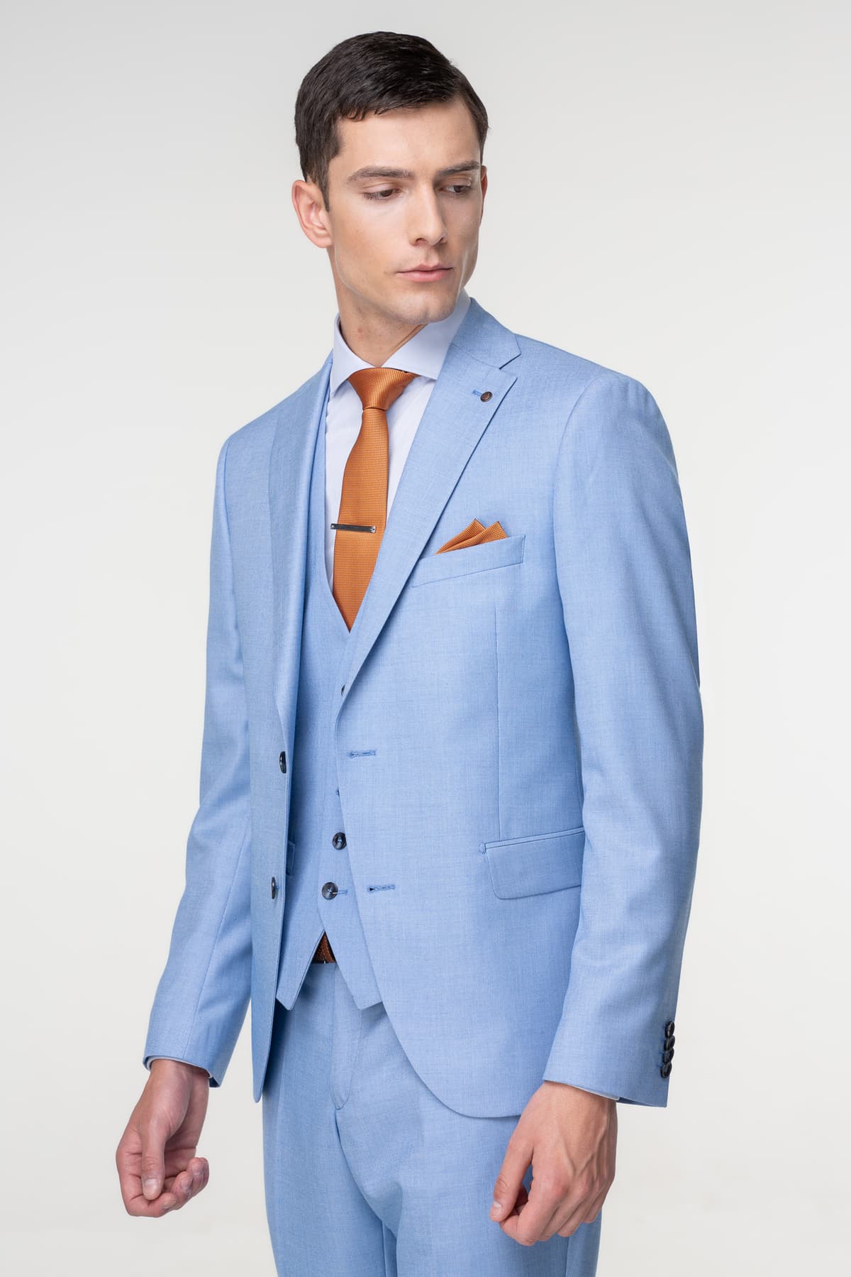 Men's Suits Fragosto Blue