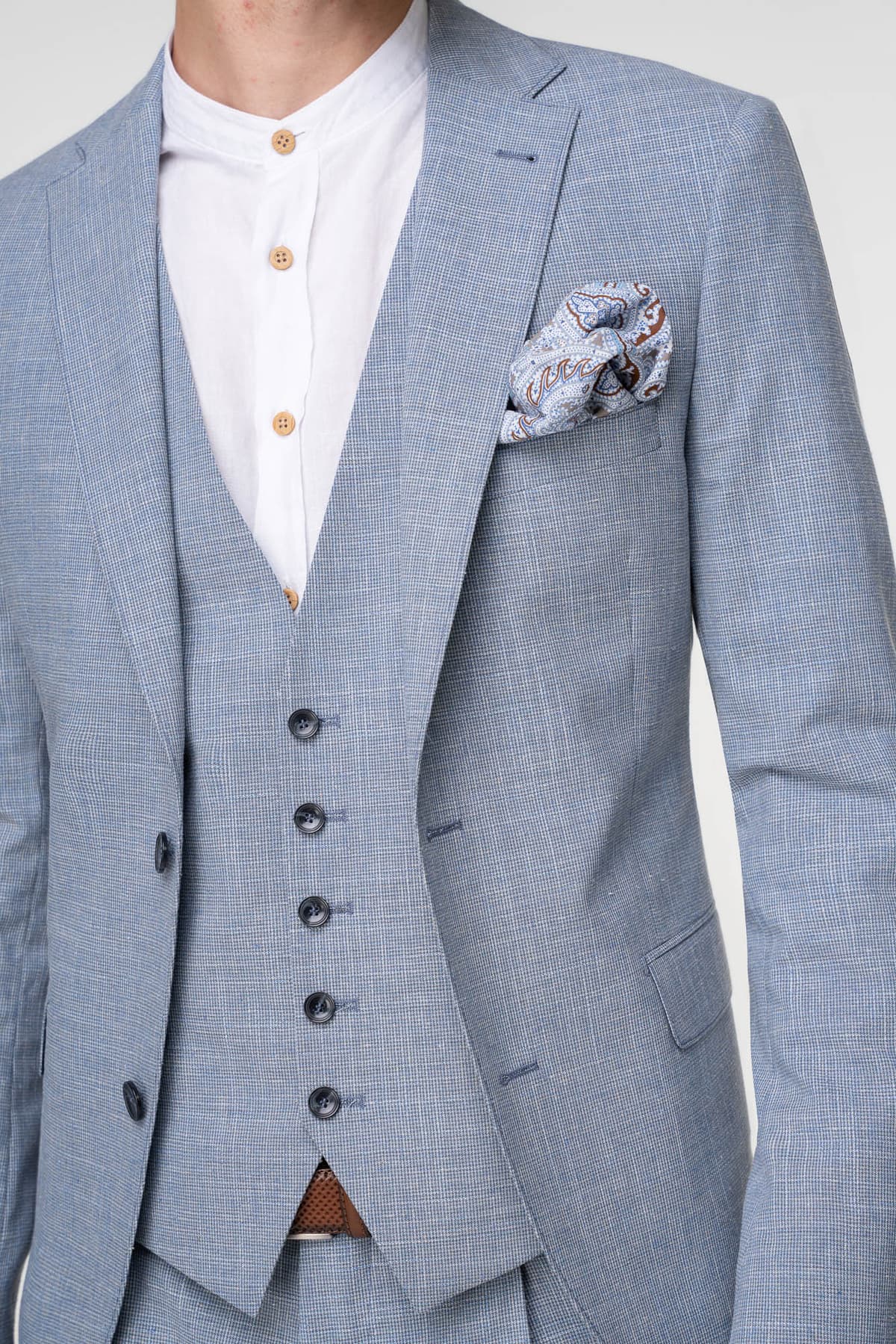 Men's Suits Fragosto Blue