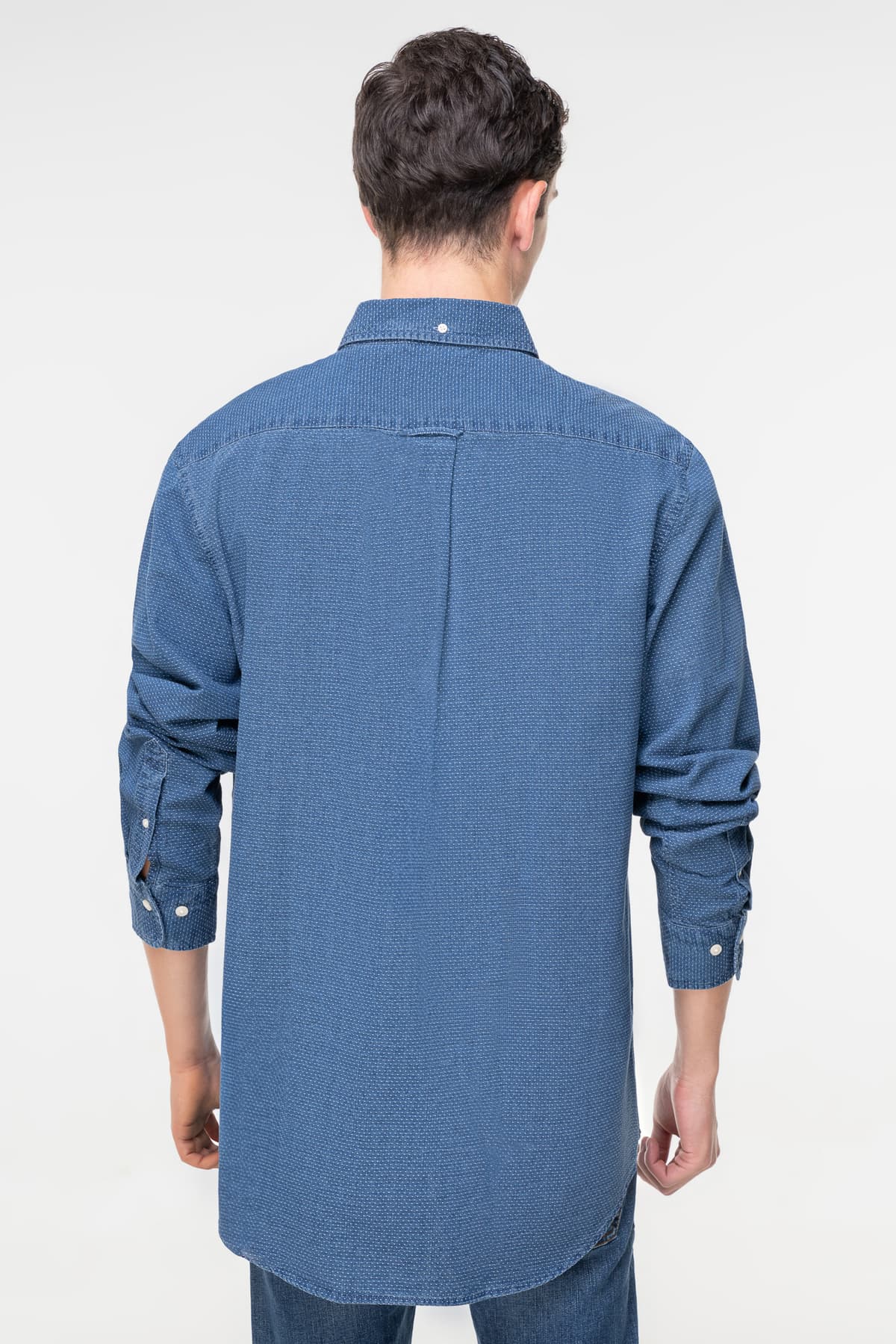 Men's Shirts Gant Blue