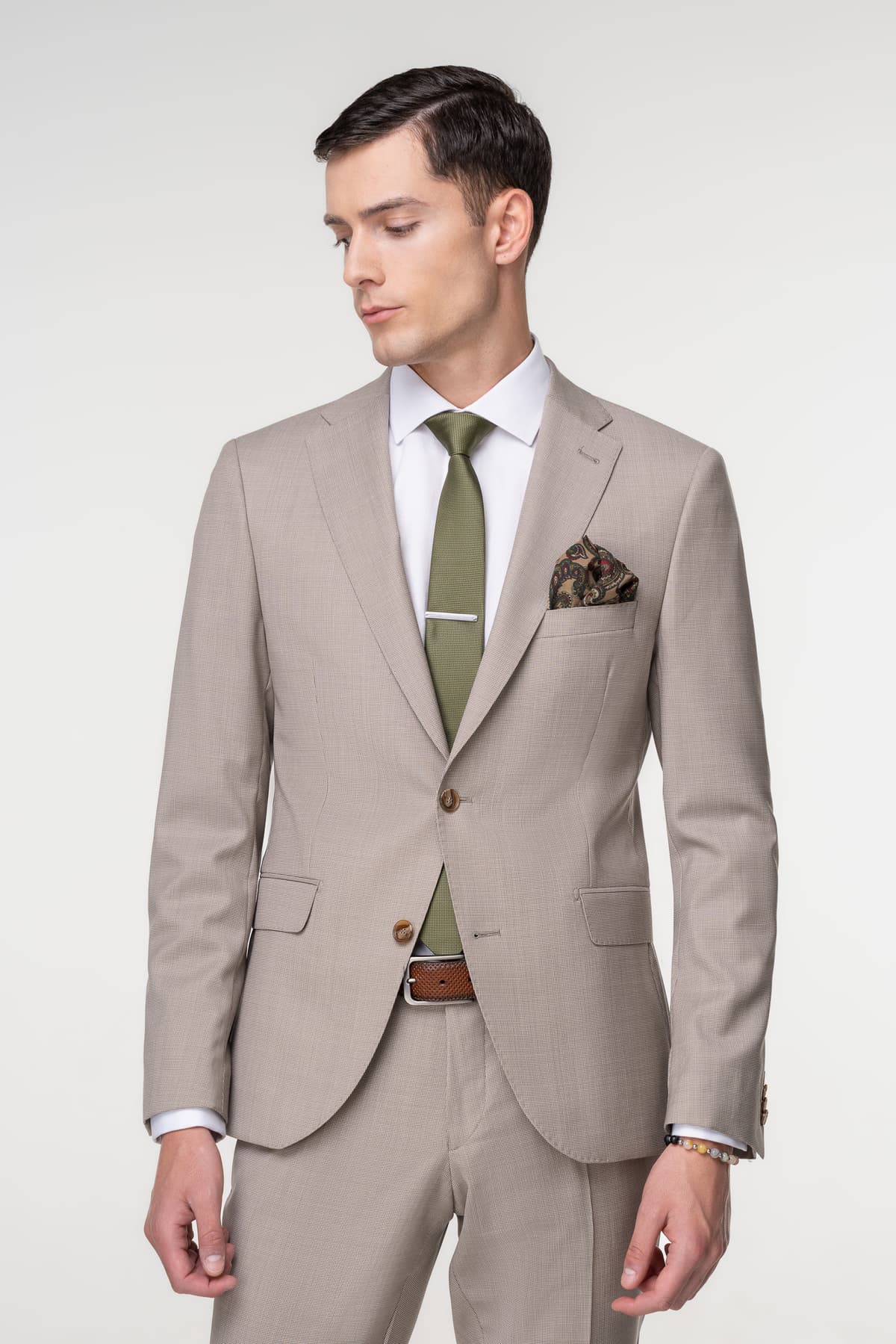 Men's Suits Fragosto Beige