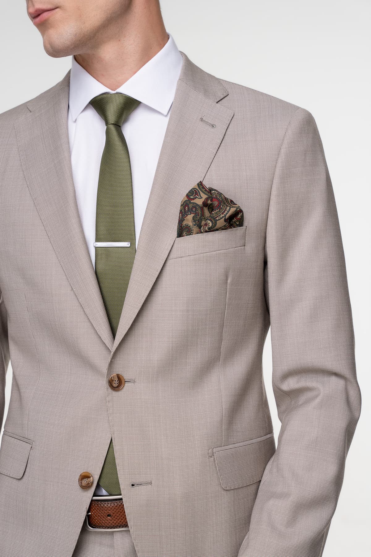 Men's Suits Fragosto Beige