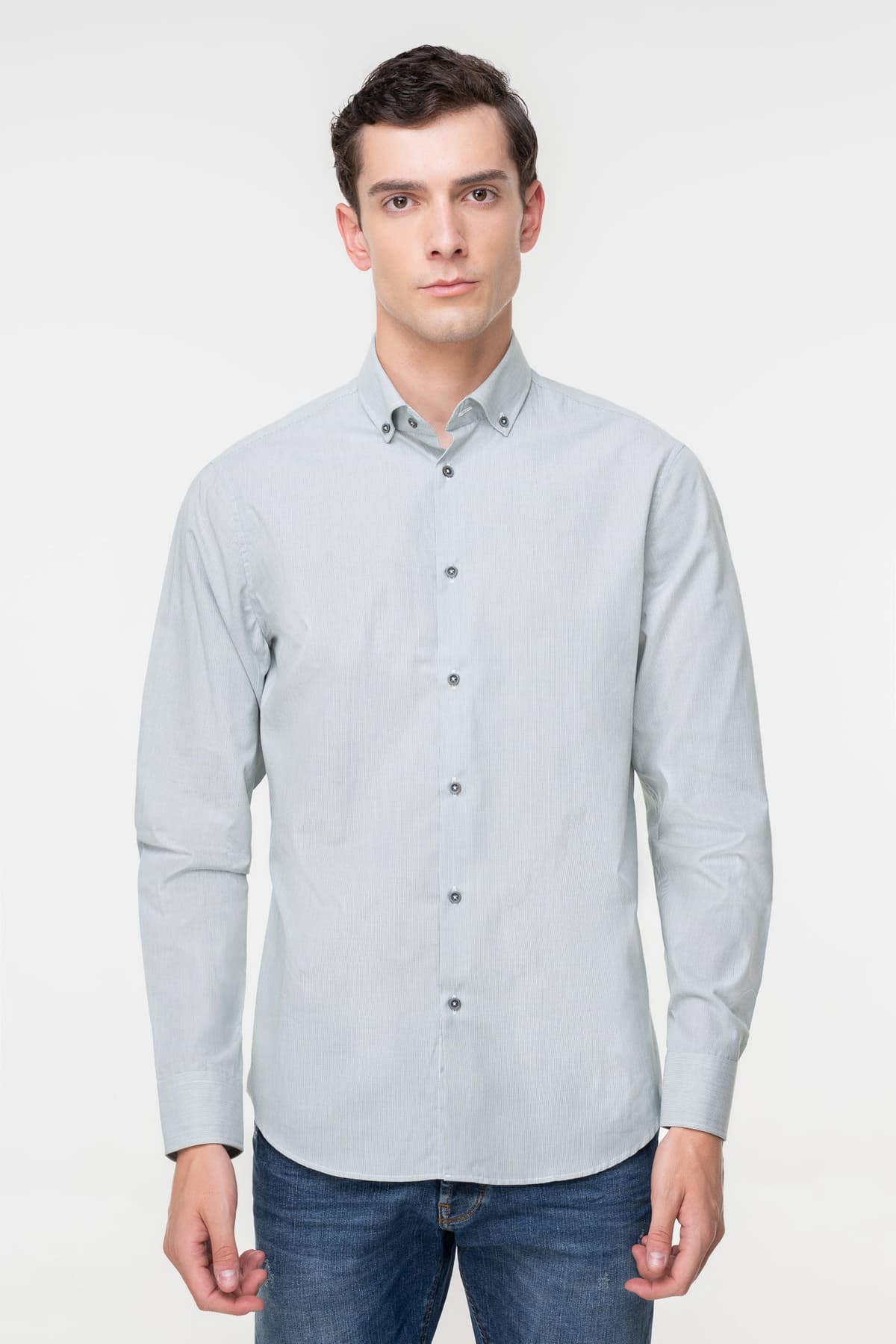 Ivergano Πουκάμισο της σειράς Stripe - 6701 020 006 Green