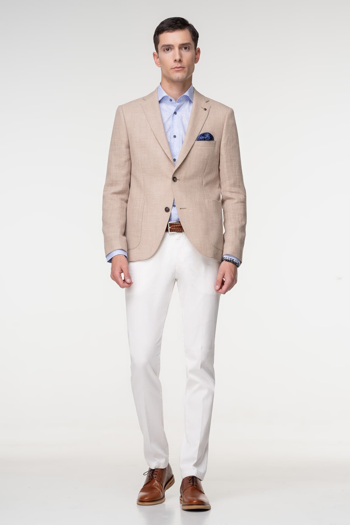 Men's Blazers Fragosto Beige
