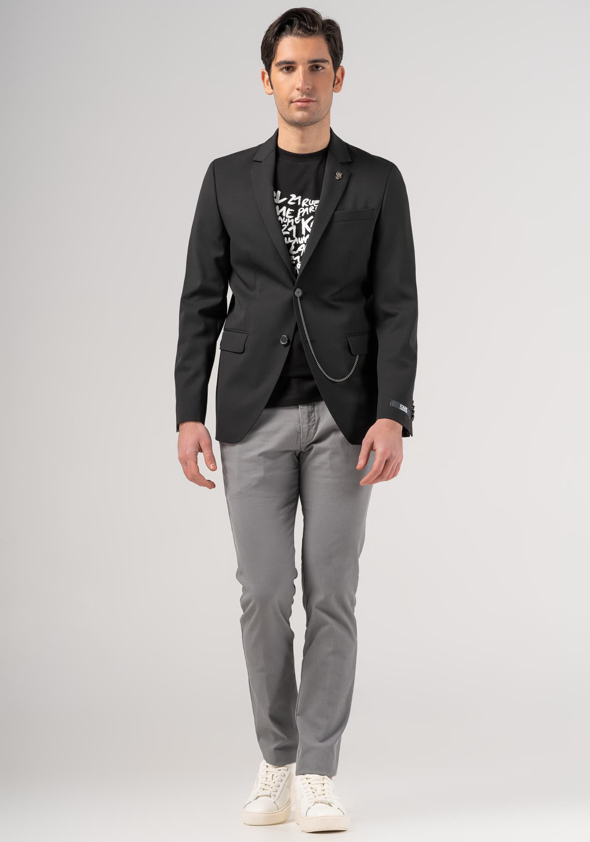 Men's Blazers Karl Lagerfeld Black