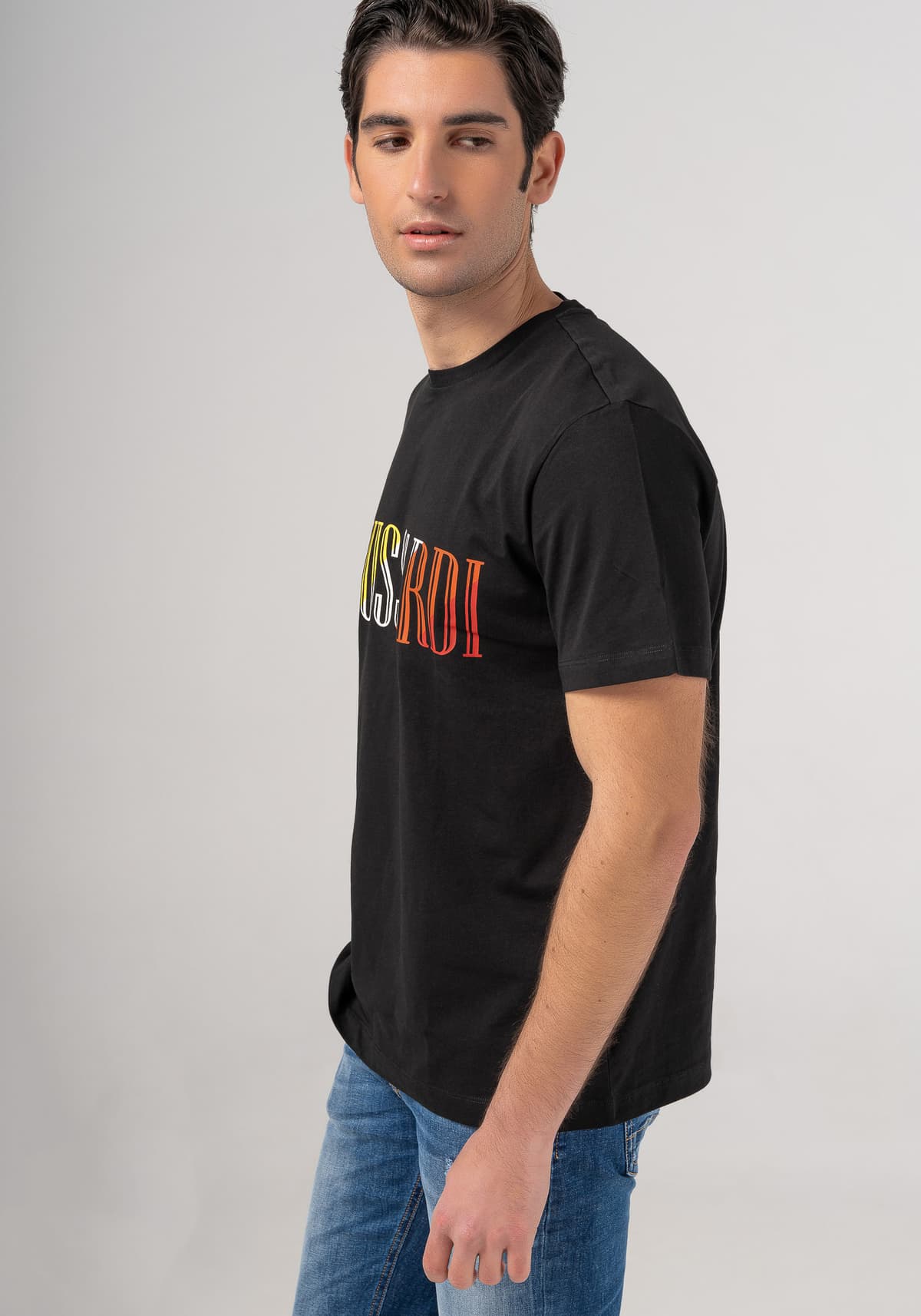 Men's T-Shirts Trussardi Jeans Black