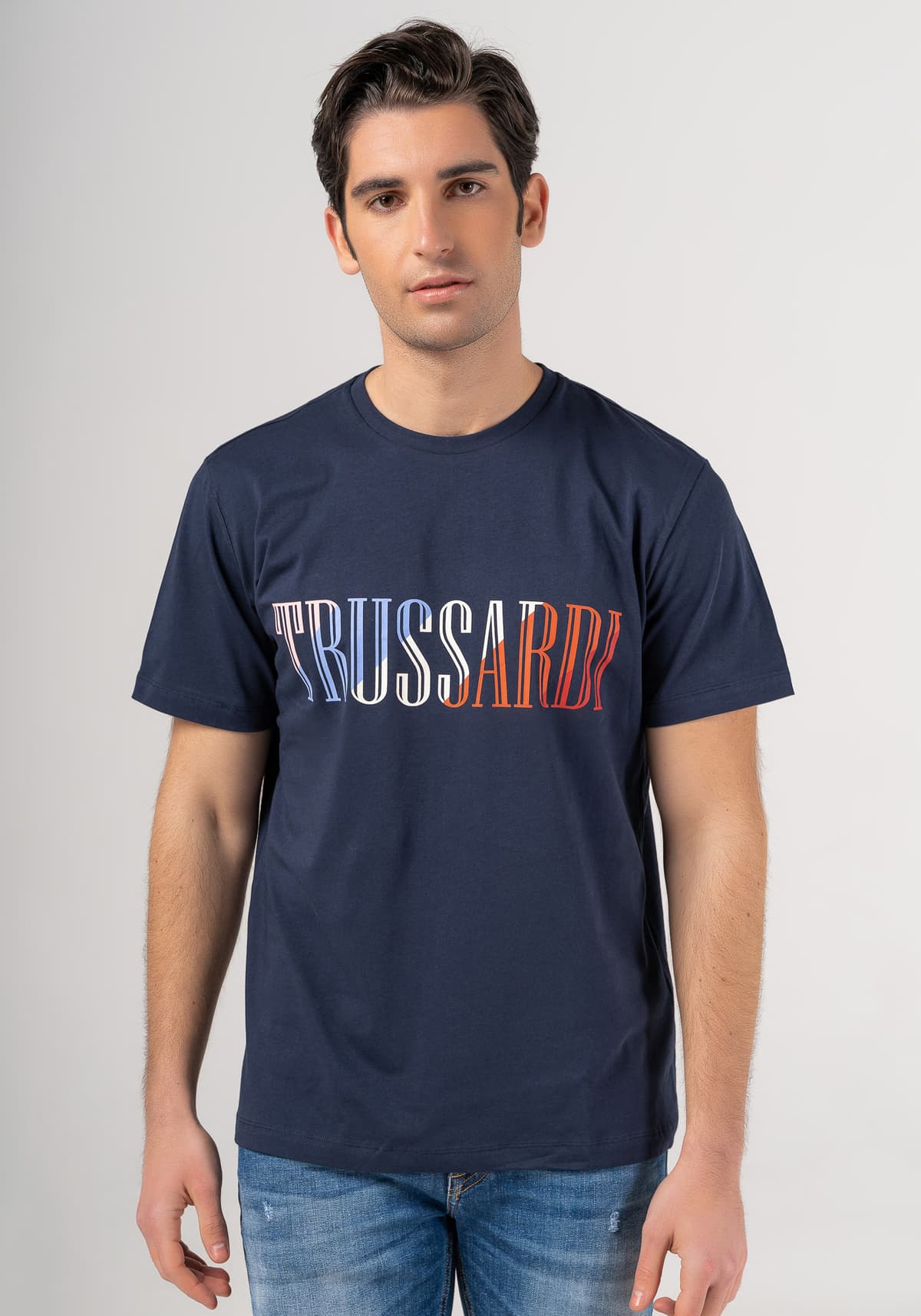 Men's T-Shirts Trussardi Jeans Blue