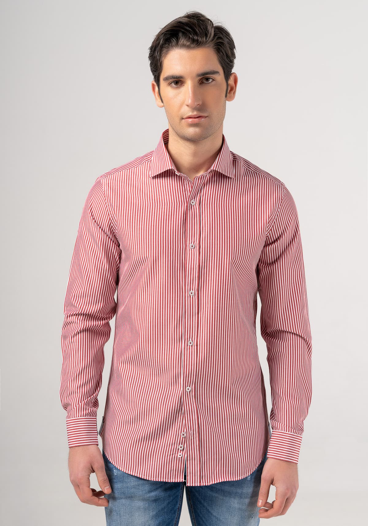 Fragosto Πουκάμισο της σειράς Rex - REX 2708 8 Red