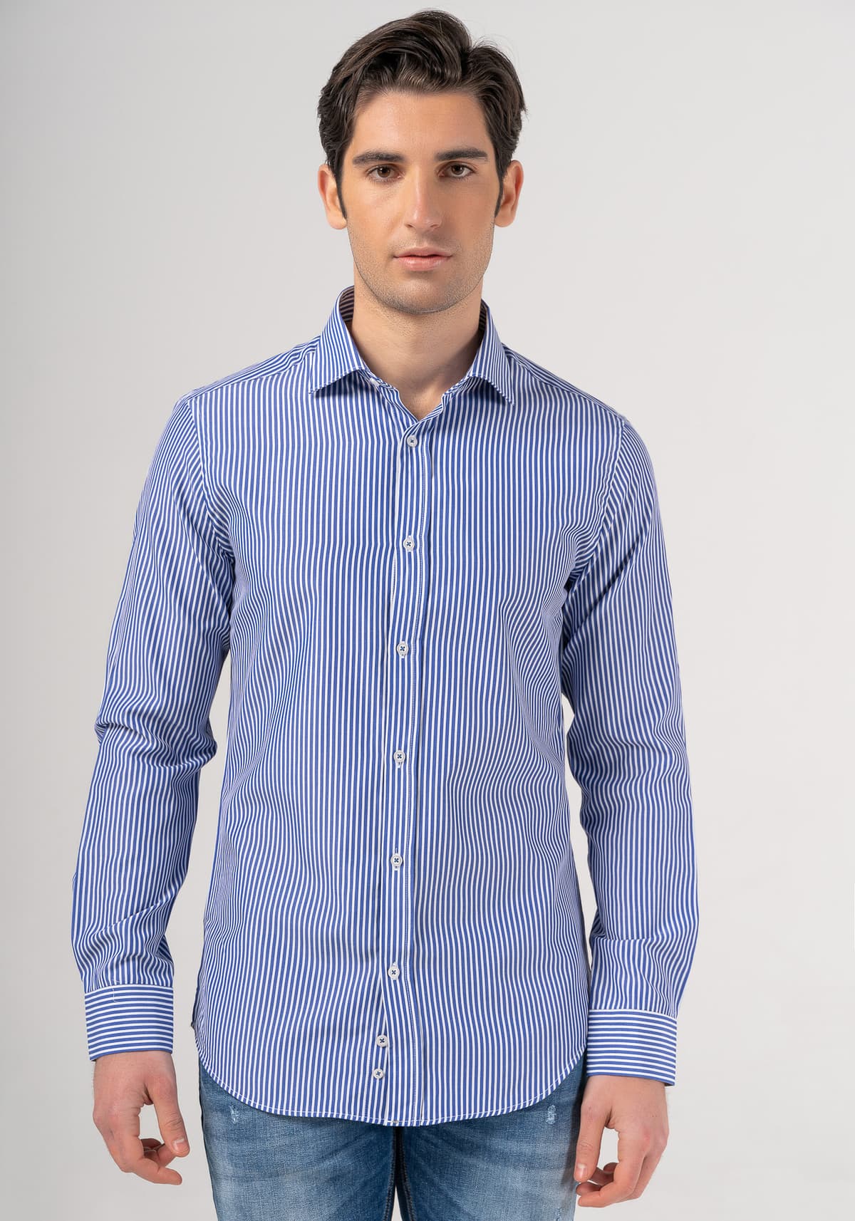 Men's Shirts Fragosto Blue