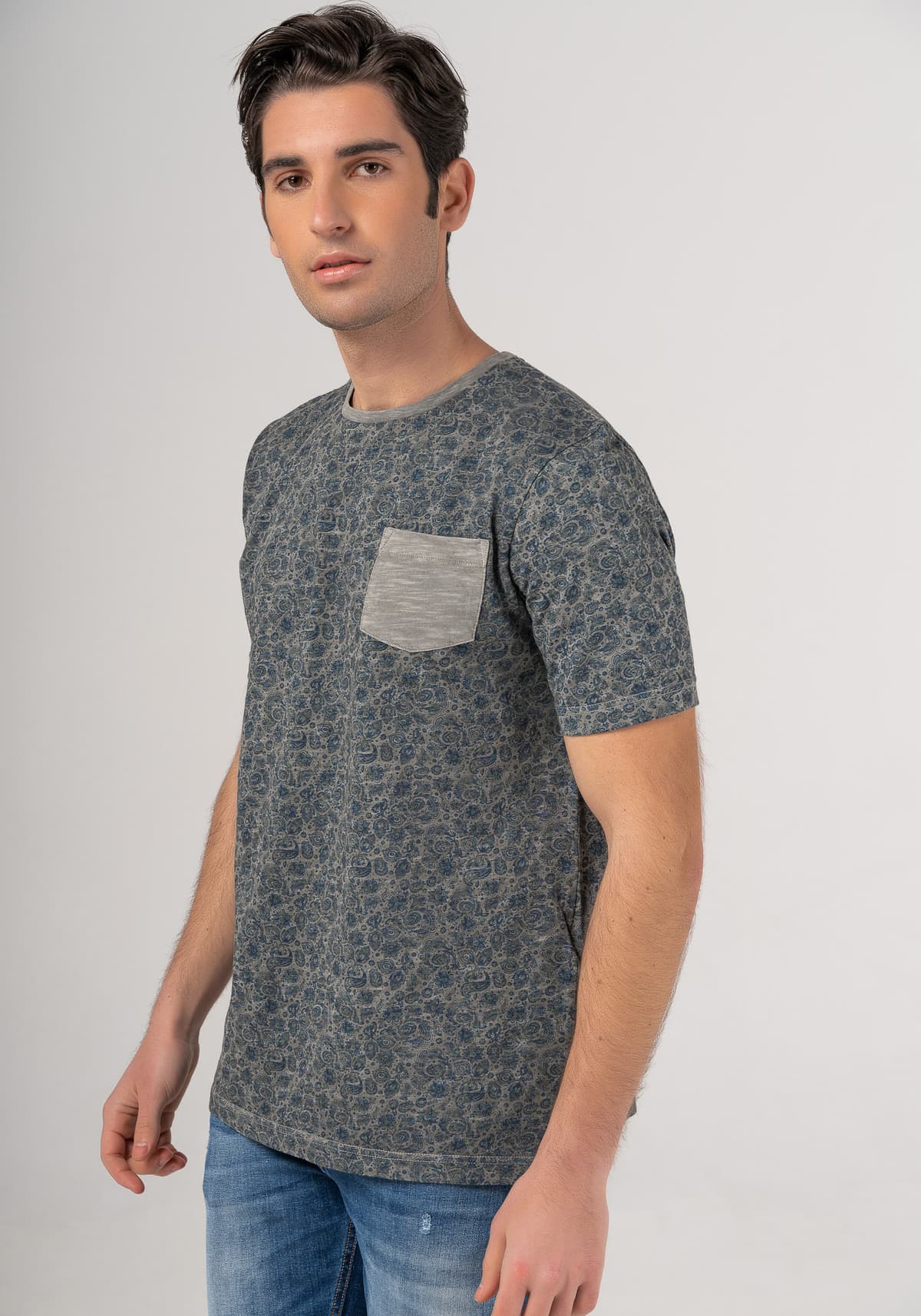 Men's T-Shirts Fynch Hatton Gray