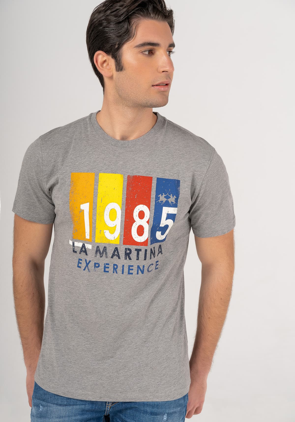 Men's T-Shirts La Martina Gray