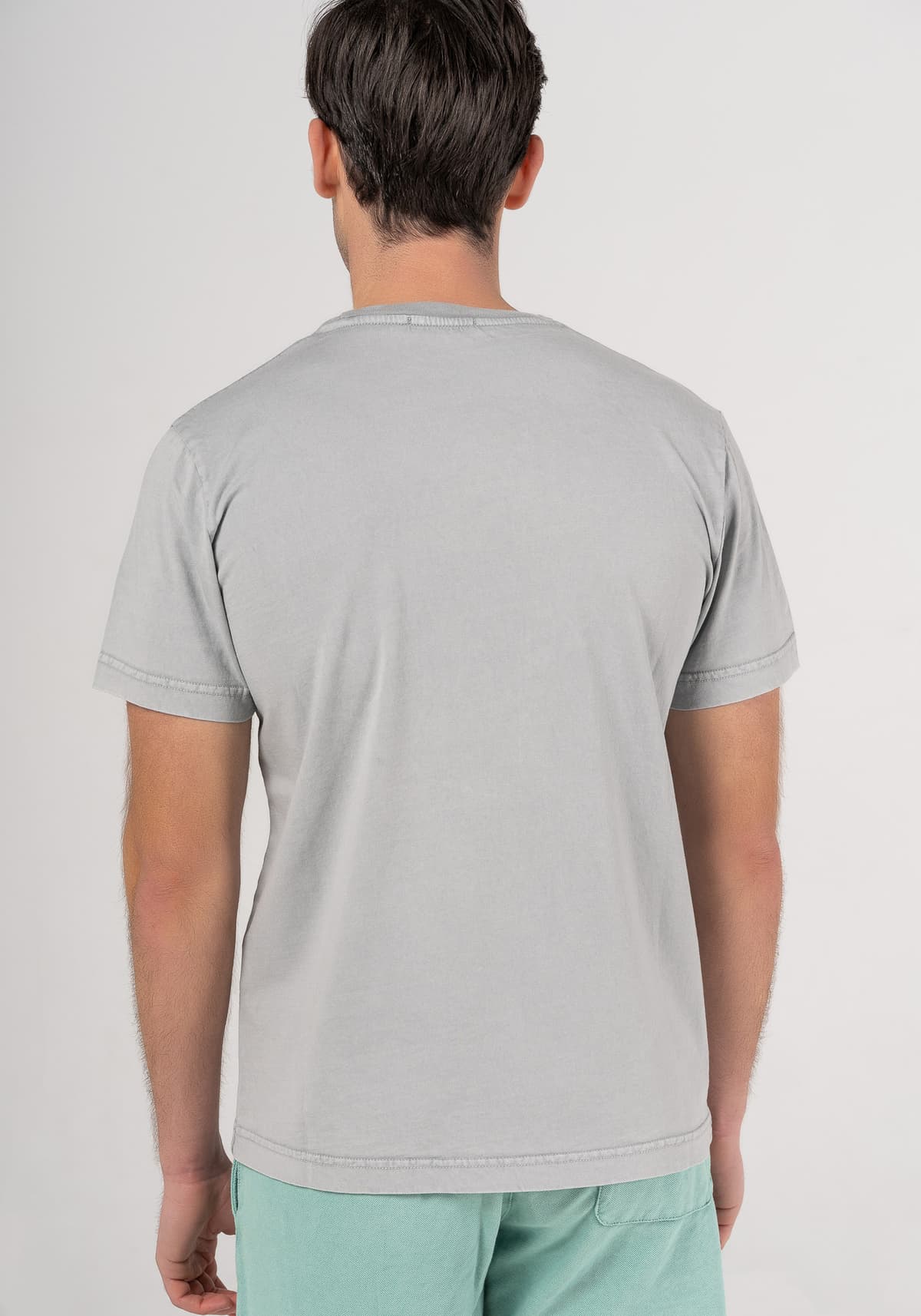 Crossley Καλοκαιρινό T Shirt της σειράς Basic - HUNTC 1062C Grey