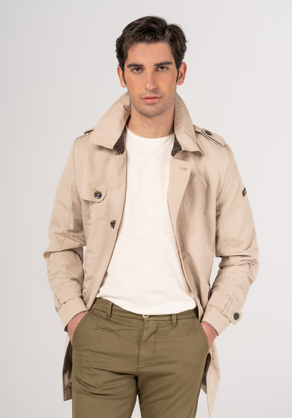 Men's Trench Coats S4 Beige