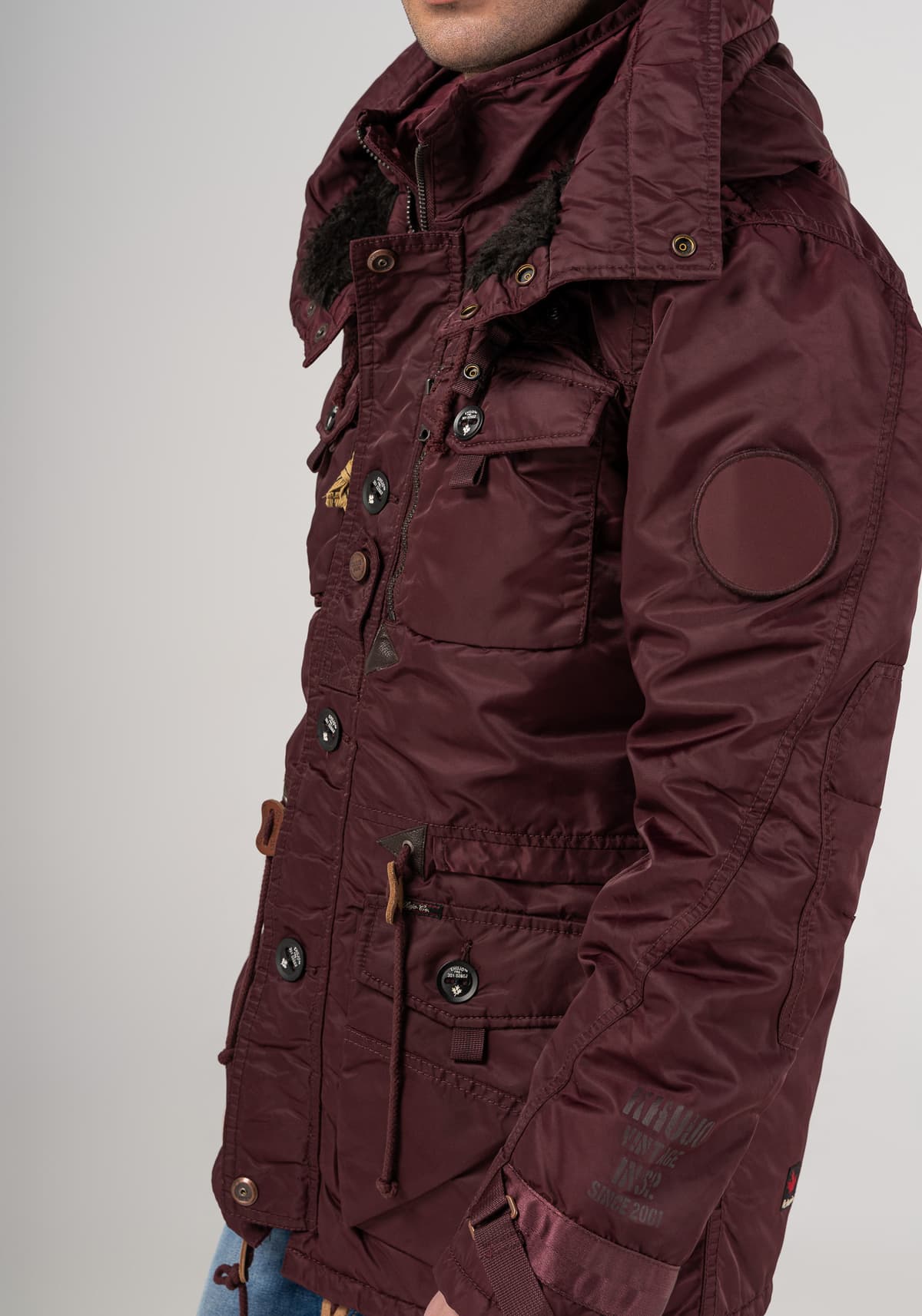 Men's Jackets Khujo Jackets Bordeaux