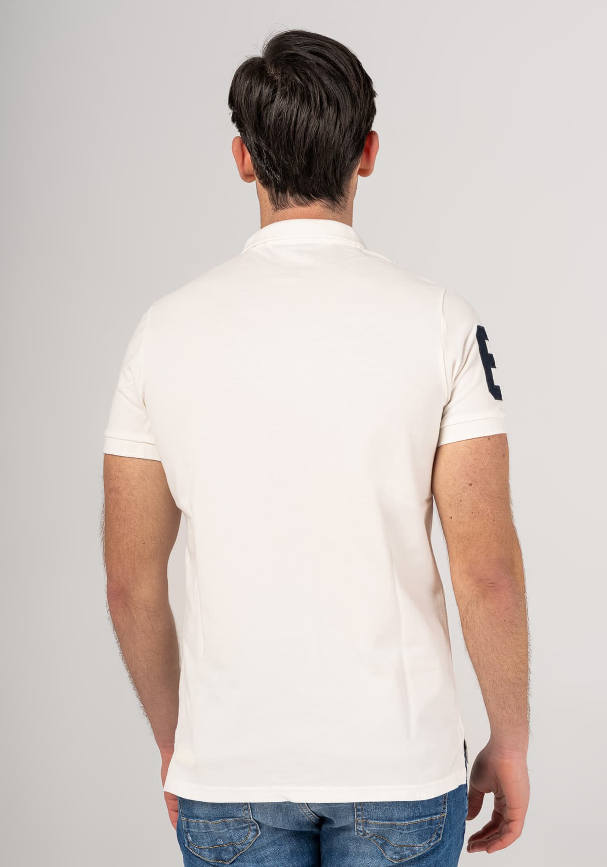 Men's Polo Shirts Superdry White