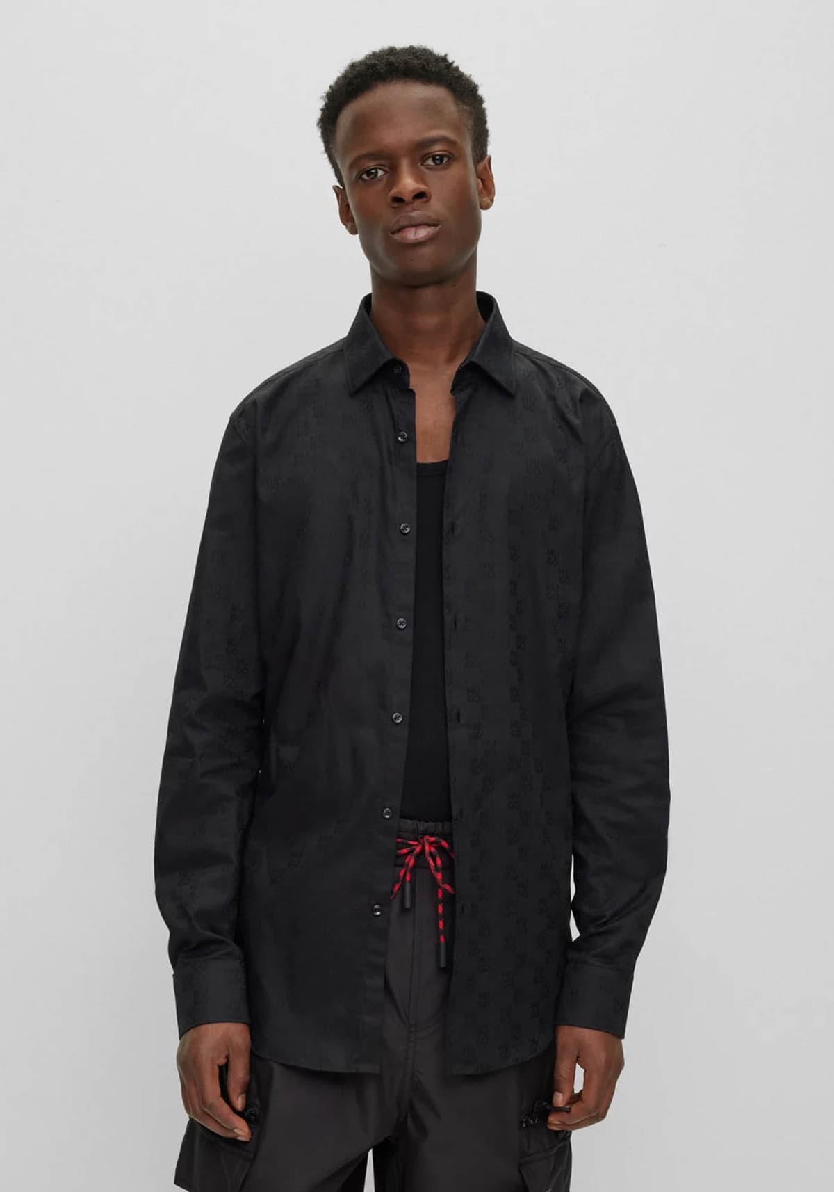 Men's Shirts Hugo Black