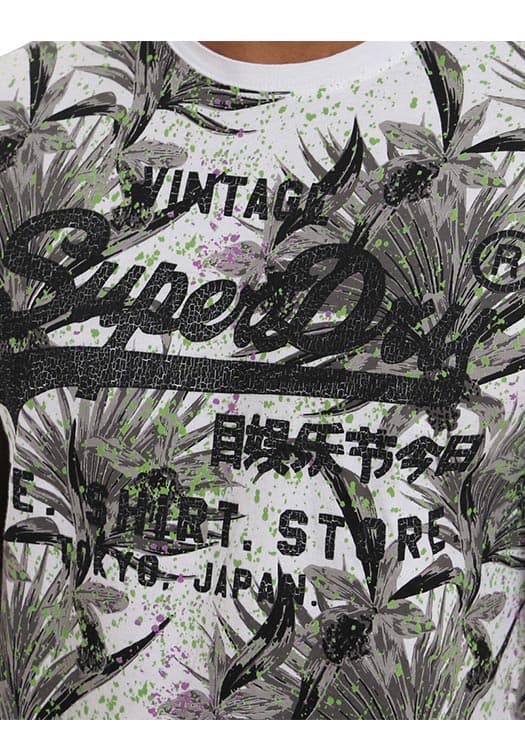 Men's T-Shirts Superdry White