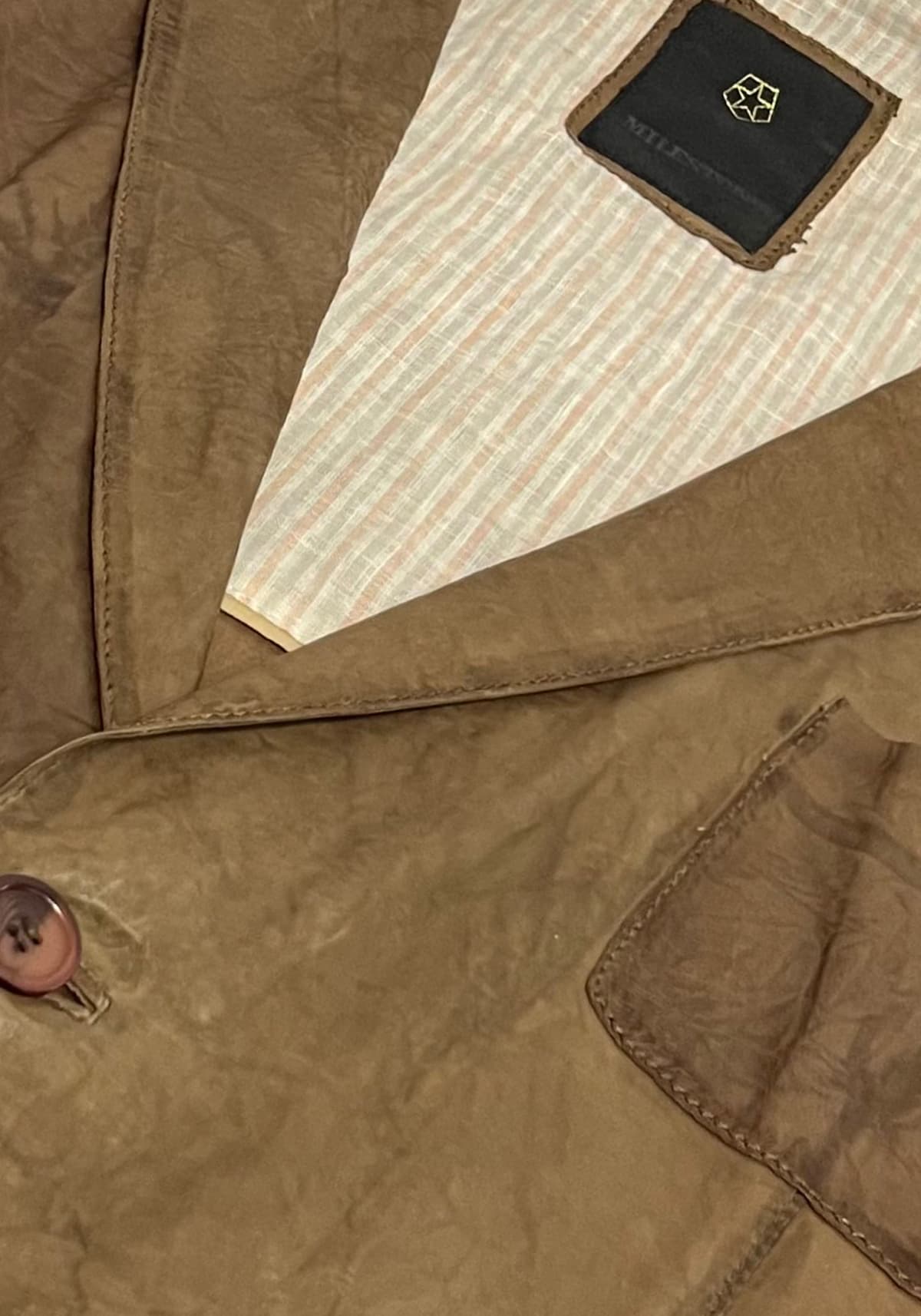 Men's Leather Jackets Milestone Brown