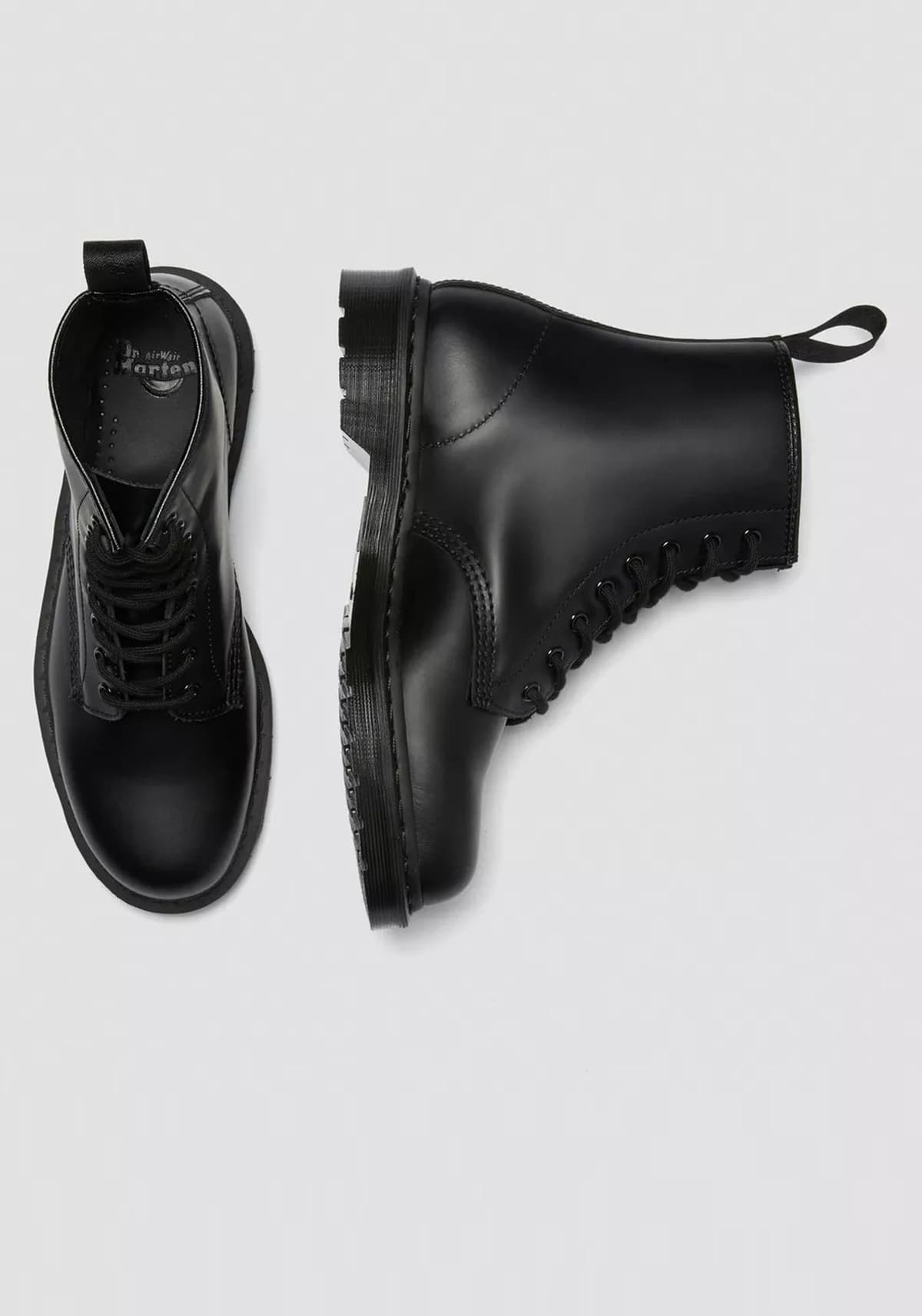 Dr. Martens 1460 Mono Δερμάτινα Γυναικεία Αρβυλάκια Μαύρα 14353001