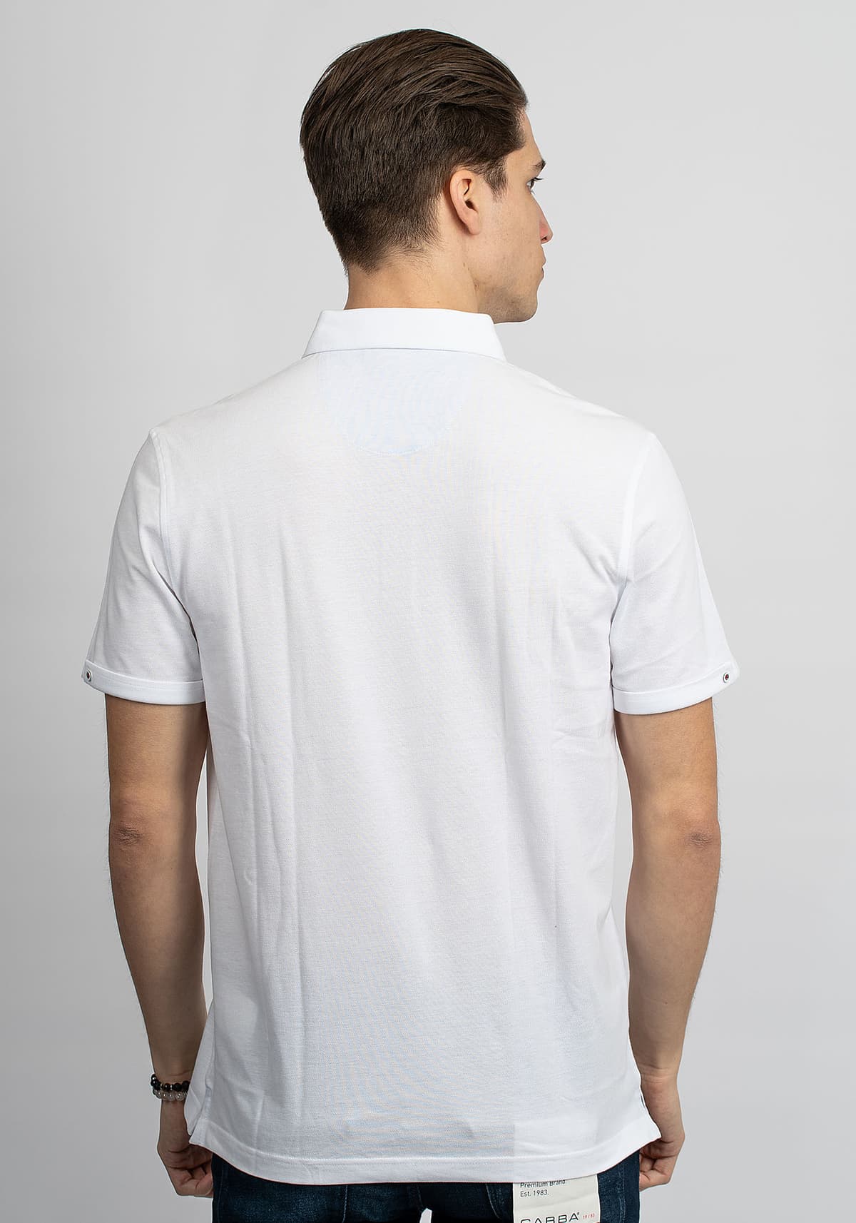 Men's Polo Shirts Dario Beltran White