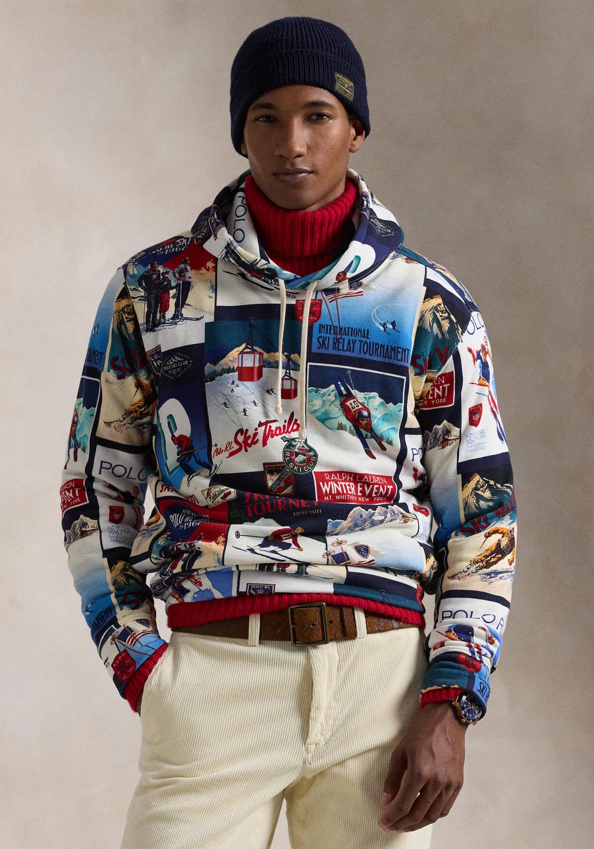 Polo Ralph Lauren Φούτερ της σειράς Ski Patchwork