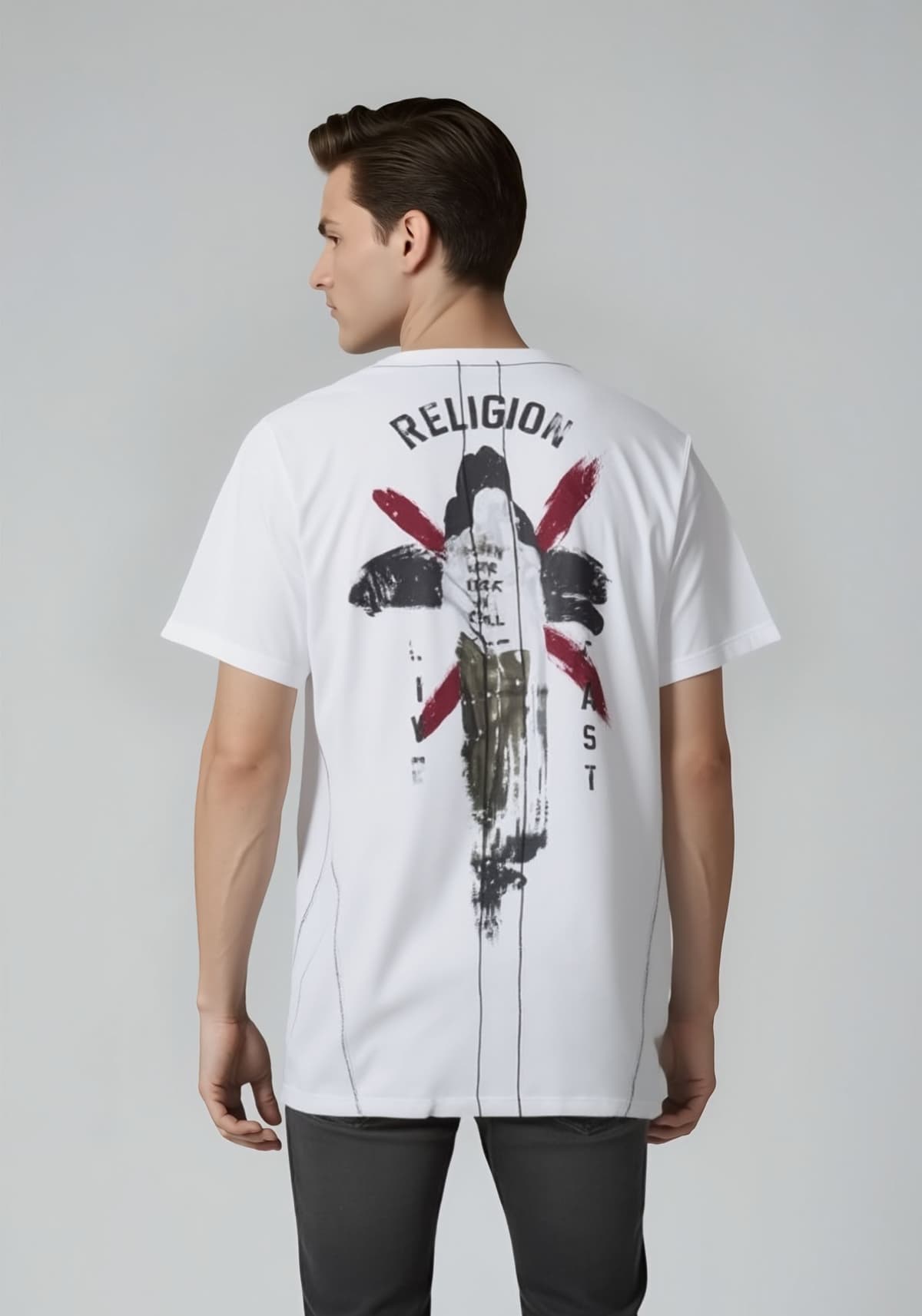Men's T-Shirts Religion White