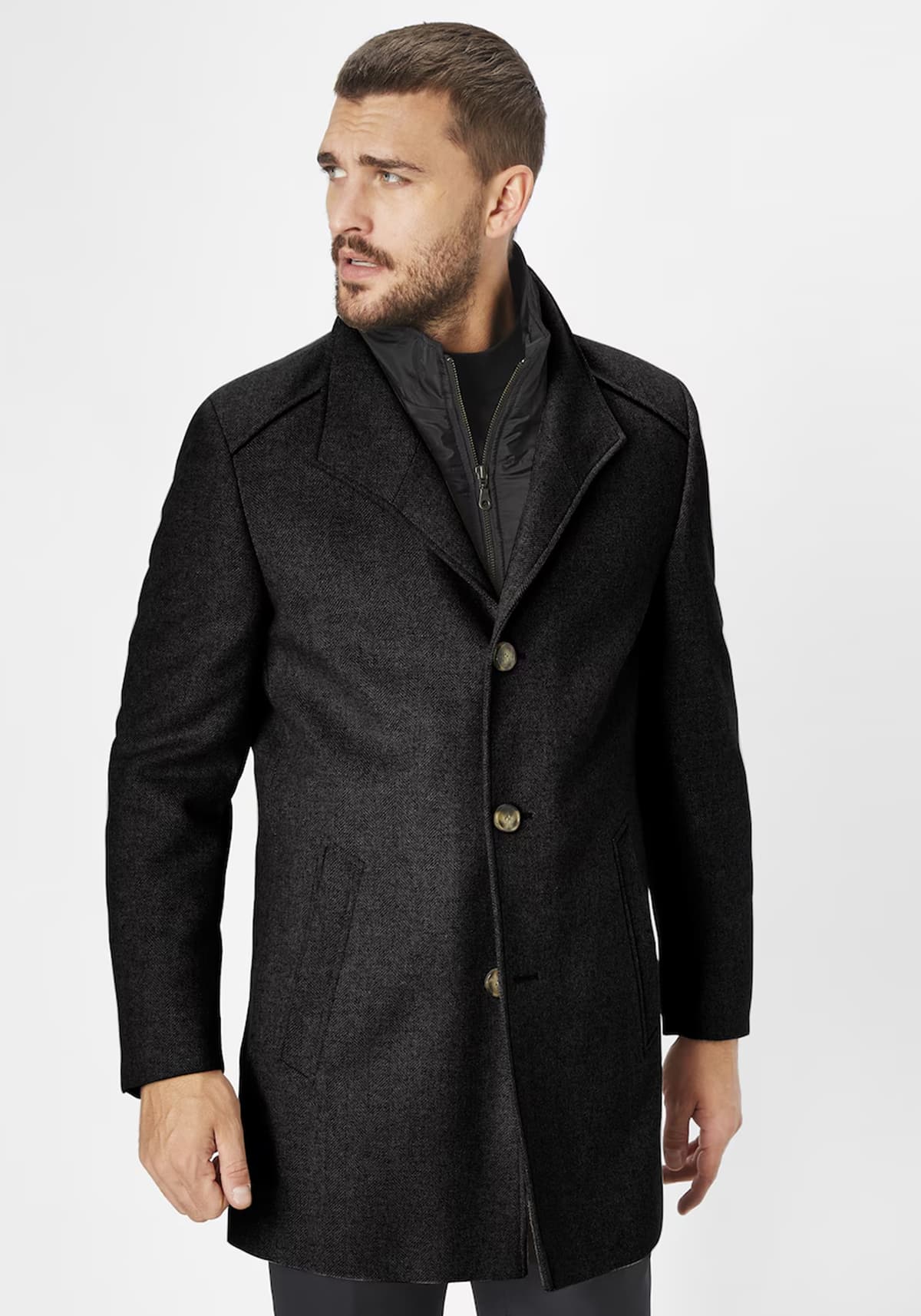 S4 Παλτό της σειράς Newton L - 74299 2529 1012 Dark Grey