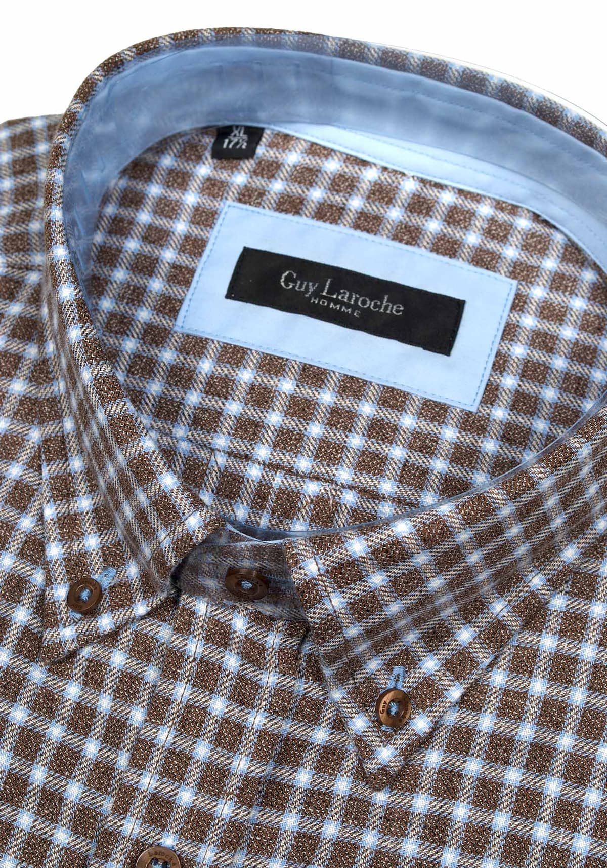 Men's Shirts Guy Laroche Brown
