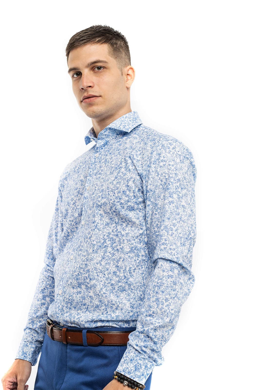 Men's Shirts Fragosto Blue