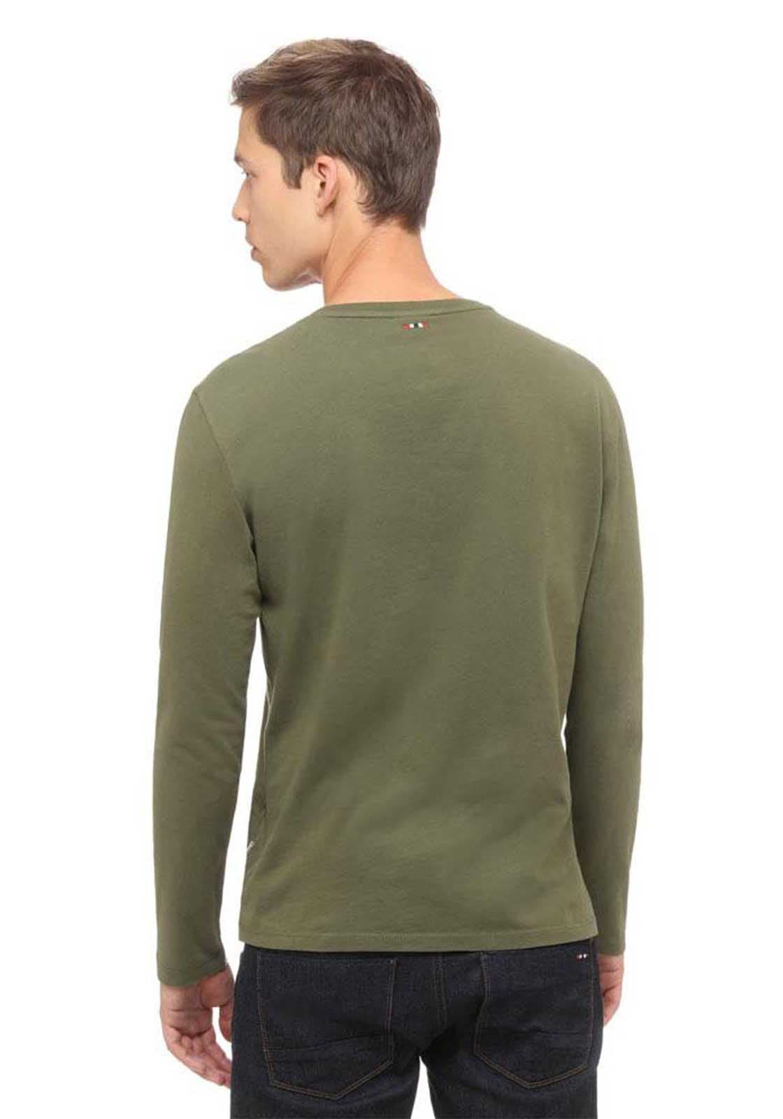 Ανδρική μπλούζα σε κανονική γραμμή - Green Musk GD3