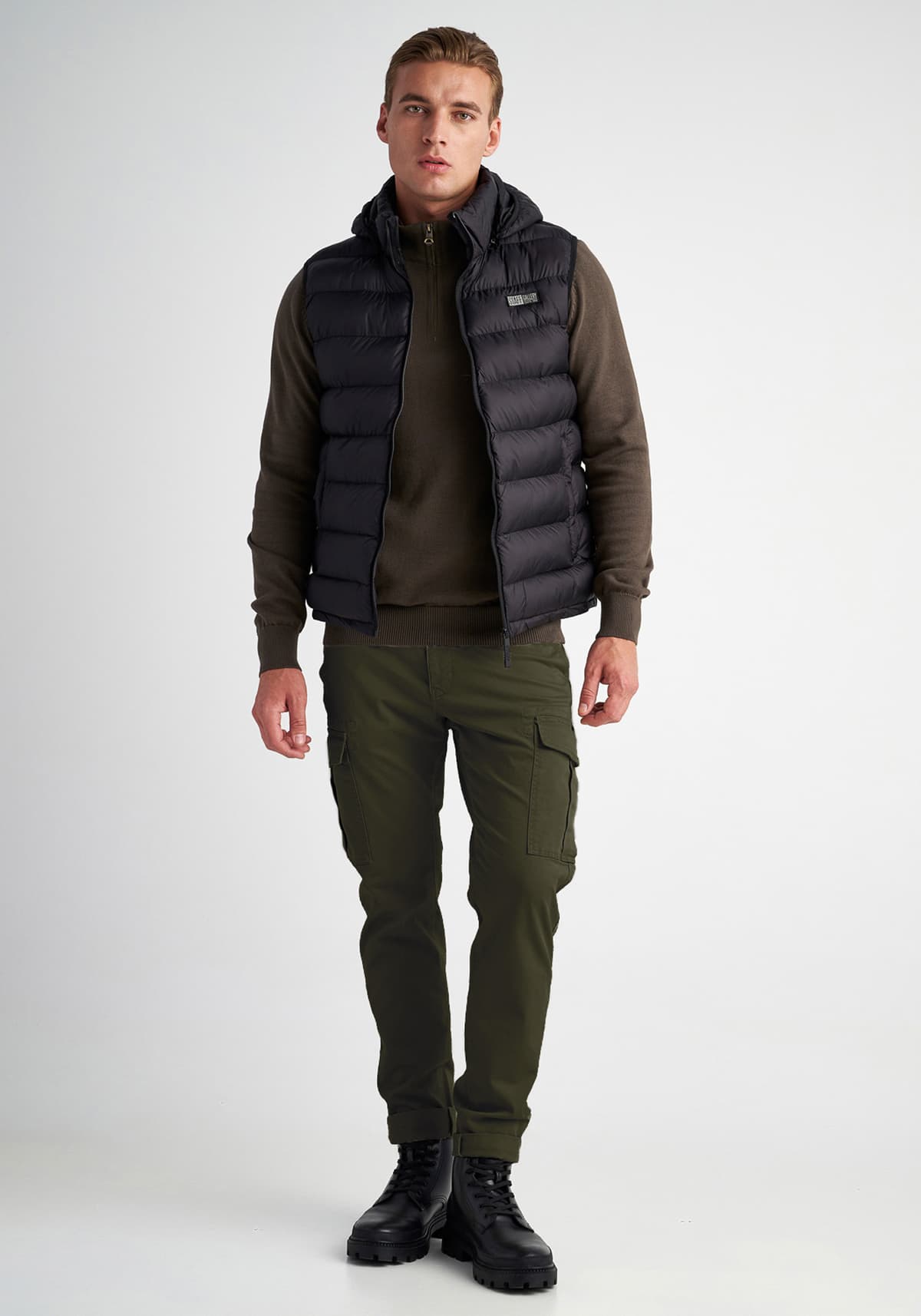 Men's Cargo Pants Staff Jeans & CO Green