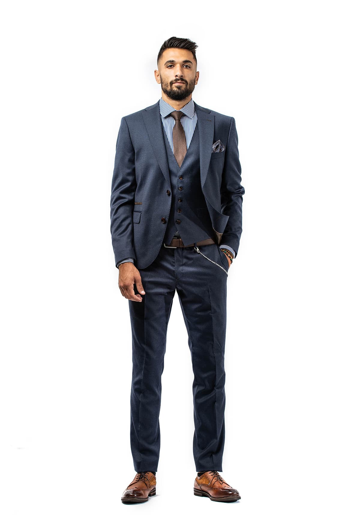Men's Suits Fragosto Gray